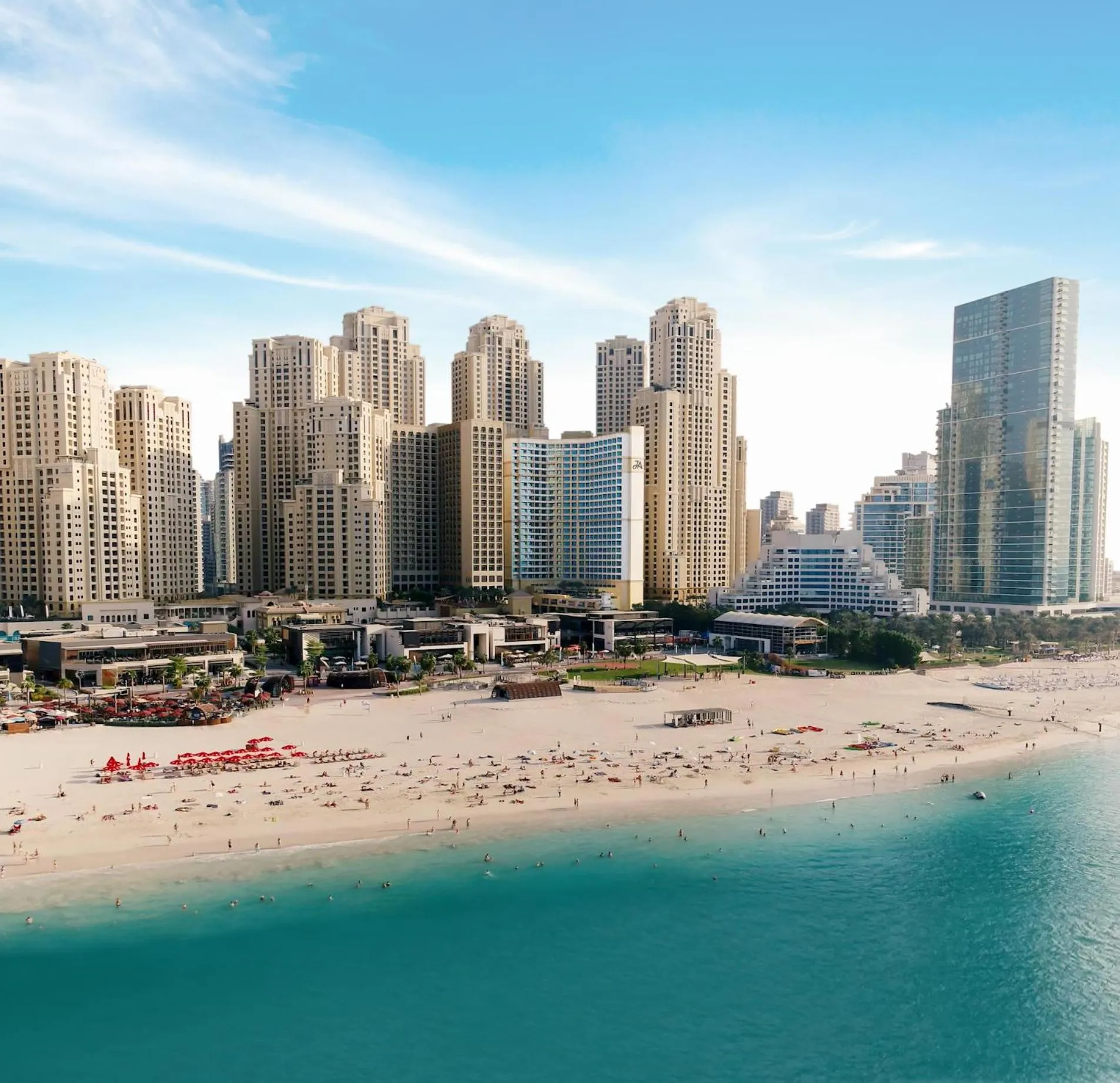 Property building in JA Ocean View Hotel, Jumeirah Beach Dubai