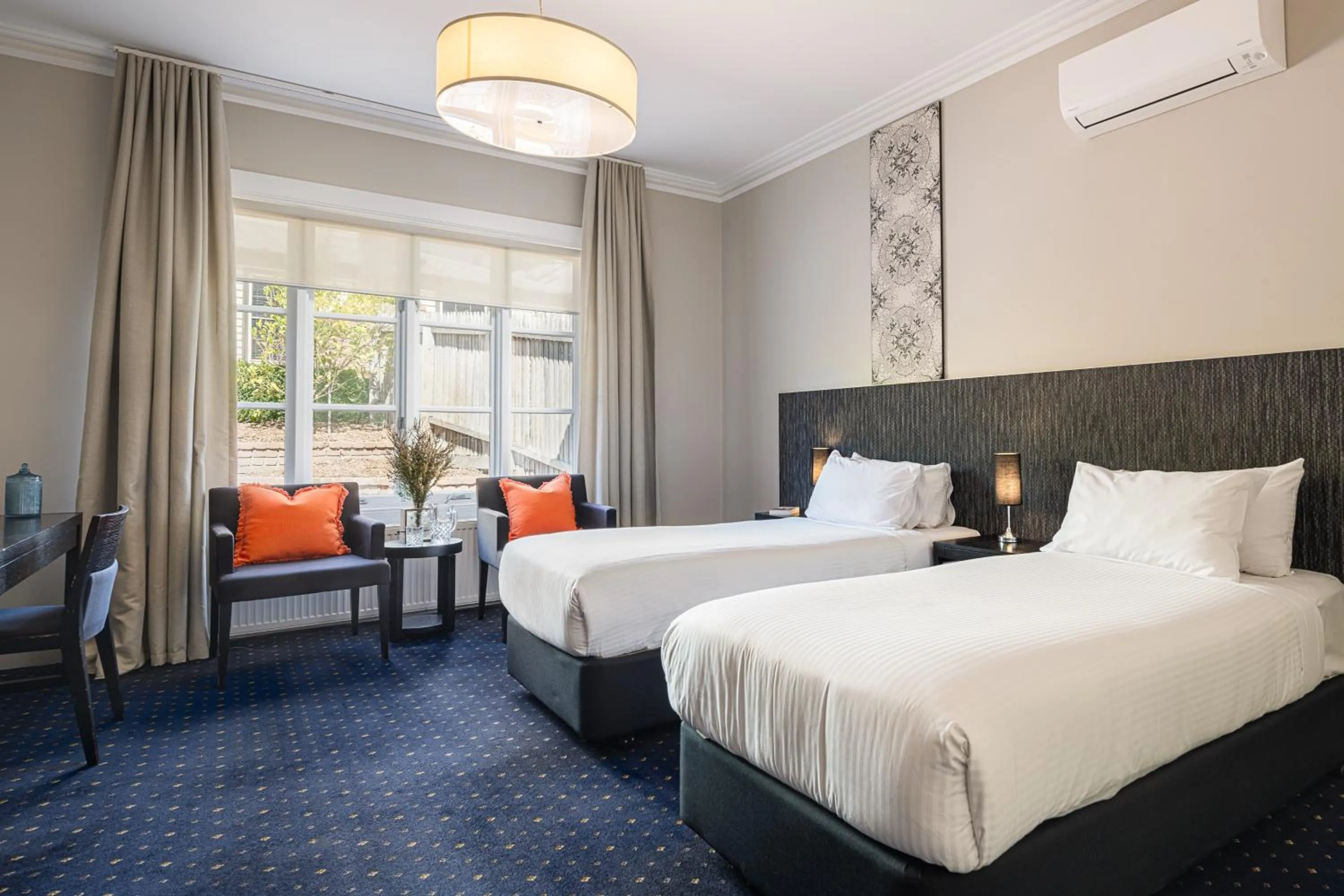 Bed in Sovereign Hill Hotel