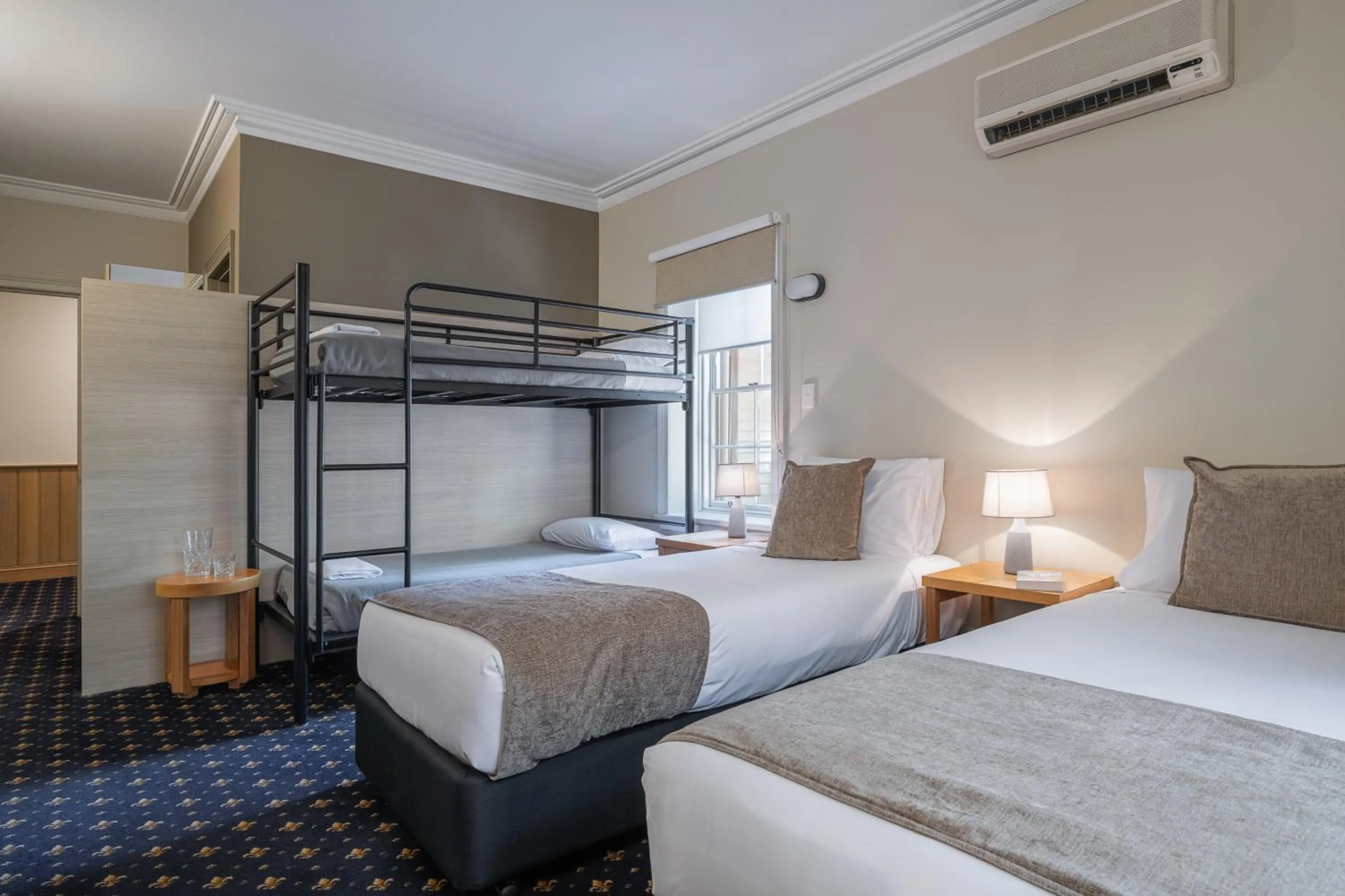 Bed in Sovereign Hill Hotel