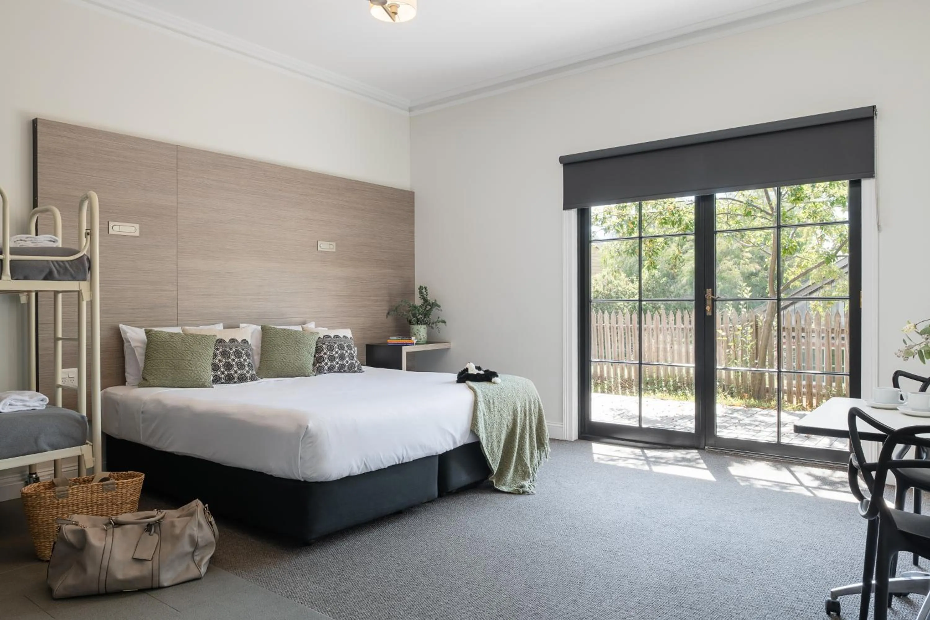 Bed in Sovereign Hill Hotel