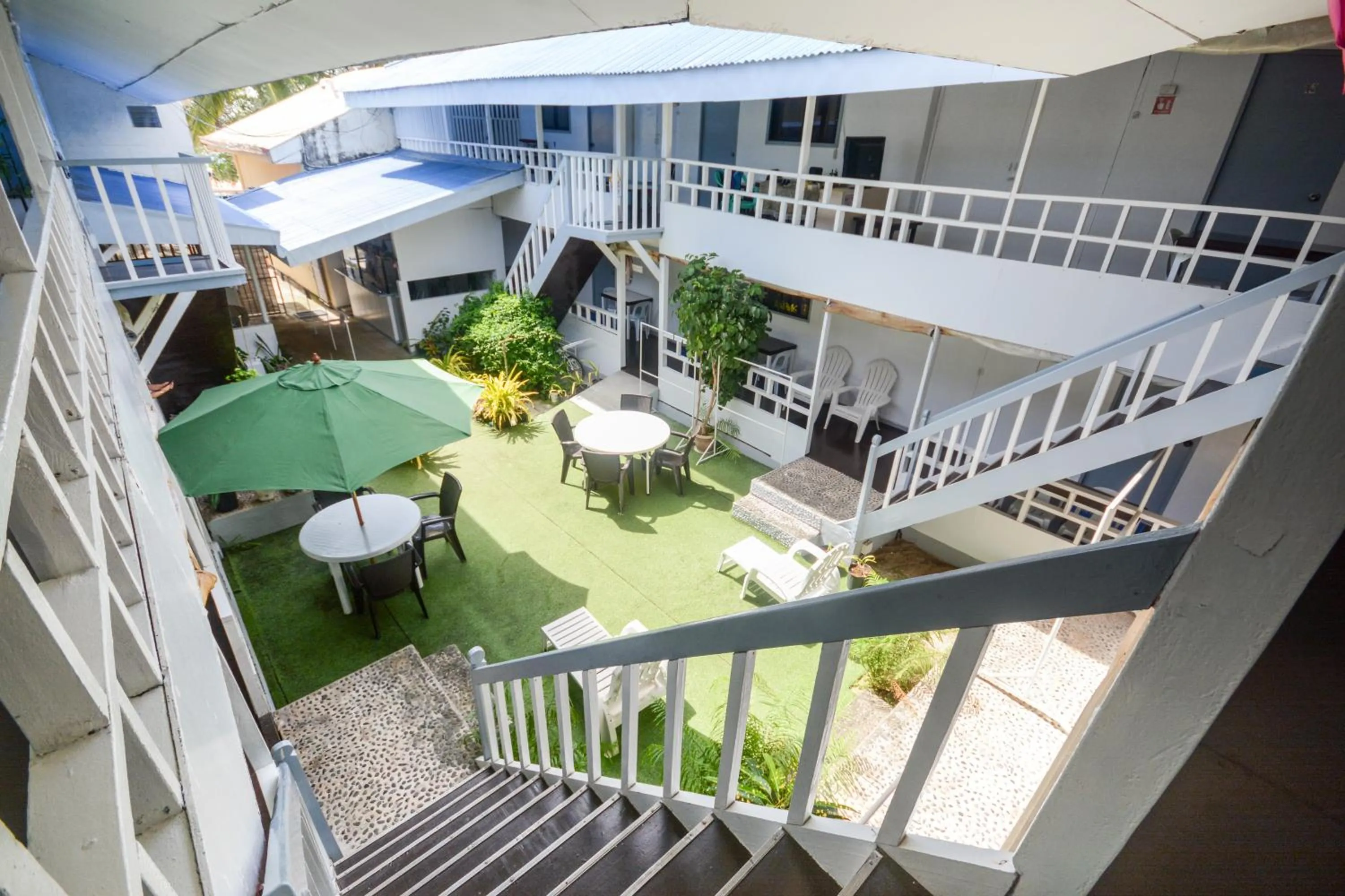 Garden view in Boracay Morning Beach Resort