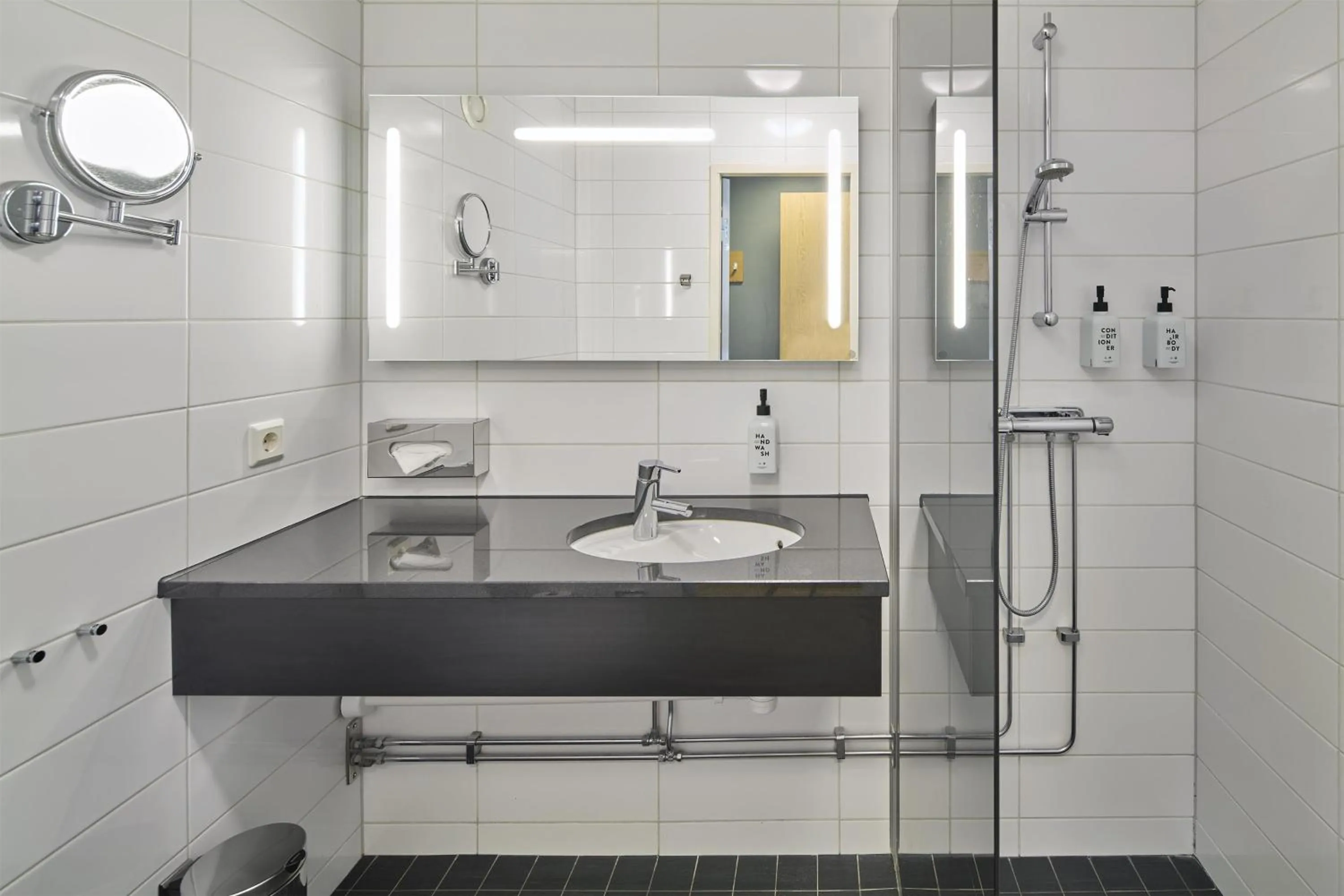 Bathroom in Scandic Europa
