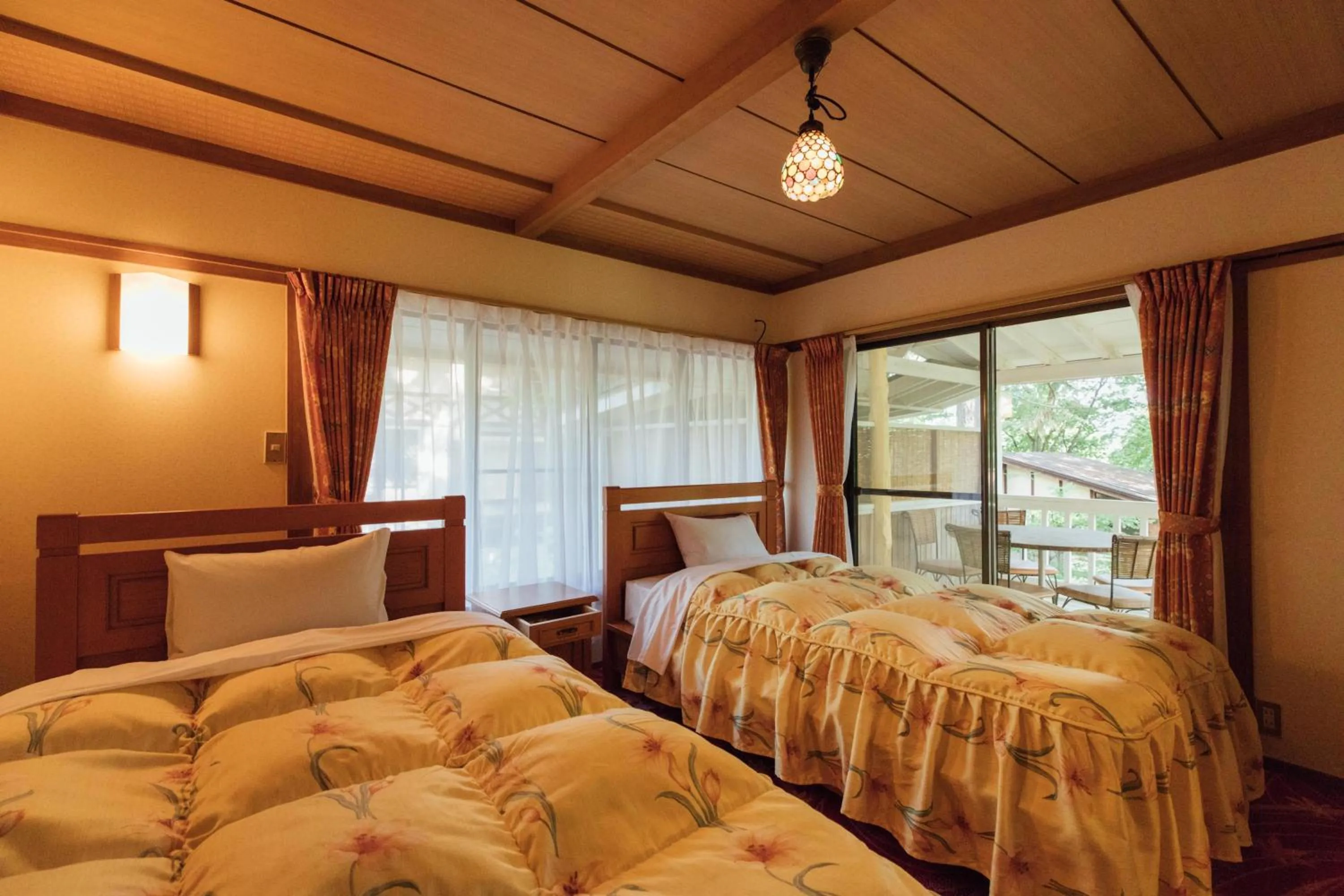 Bedroom, Bed in Izumigo AMBIENT Yatsugatake Cottage