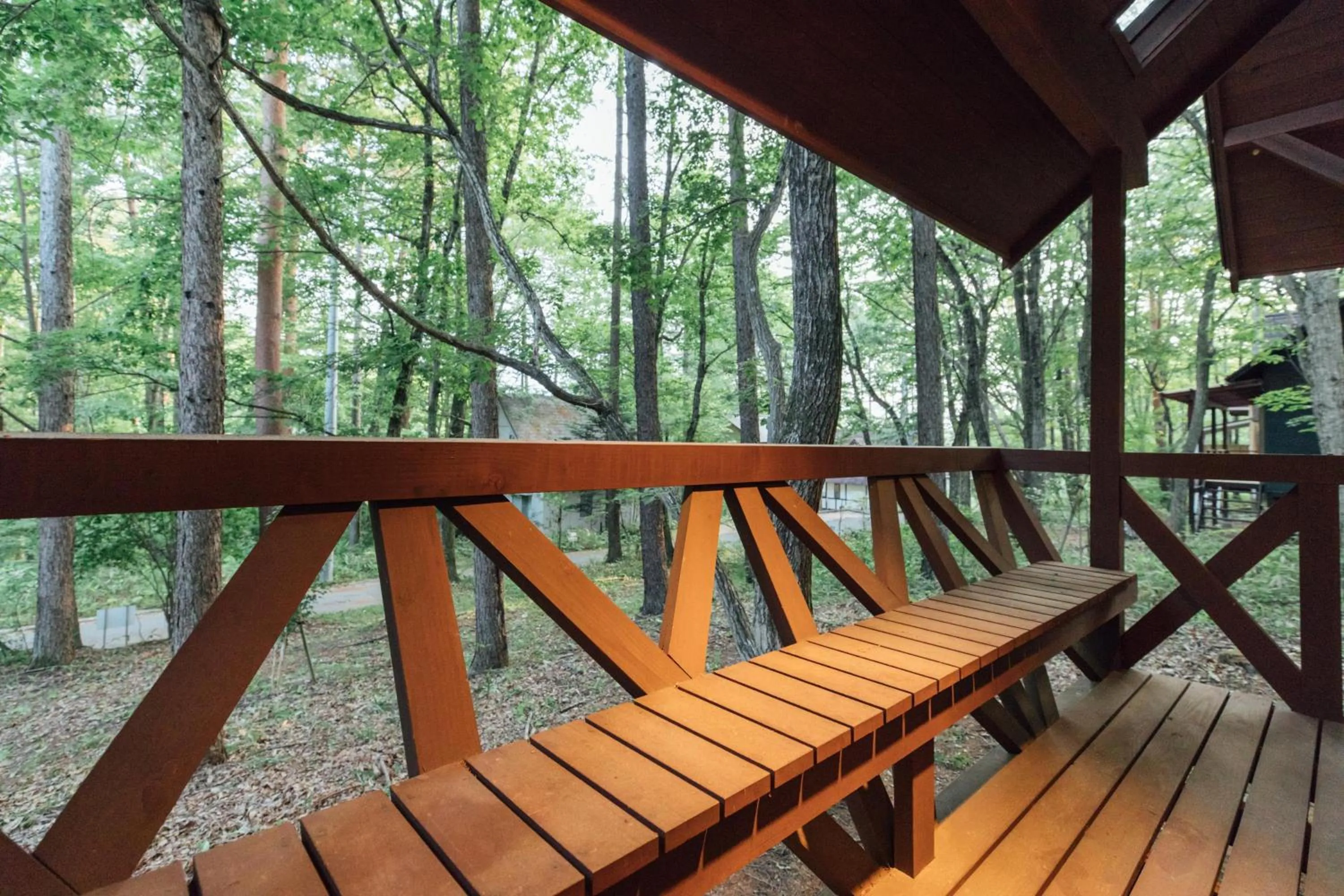 Balcony/Terrace in Izumigo AMBIENT Yatsugatake Cottage