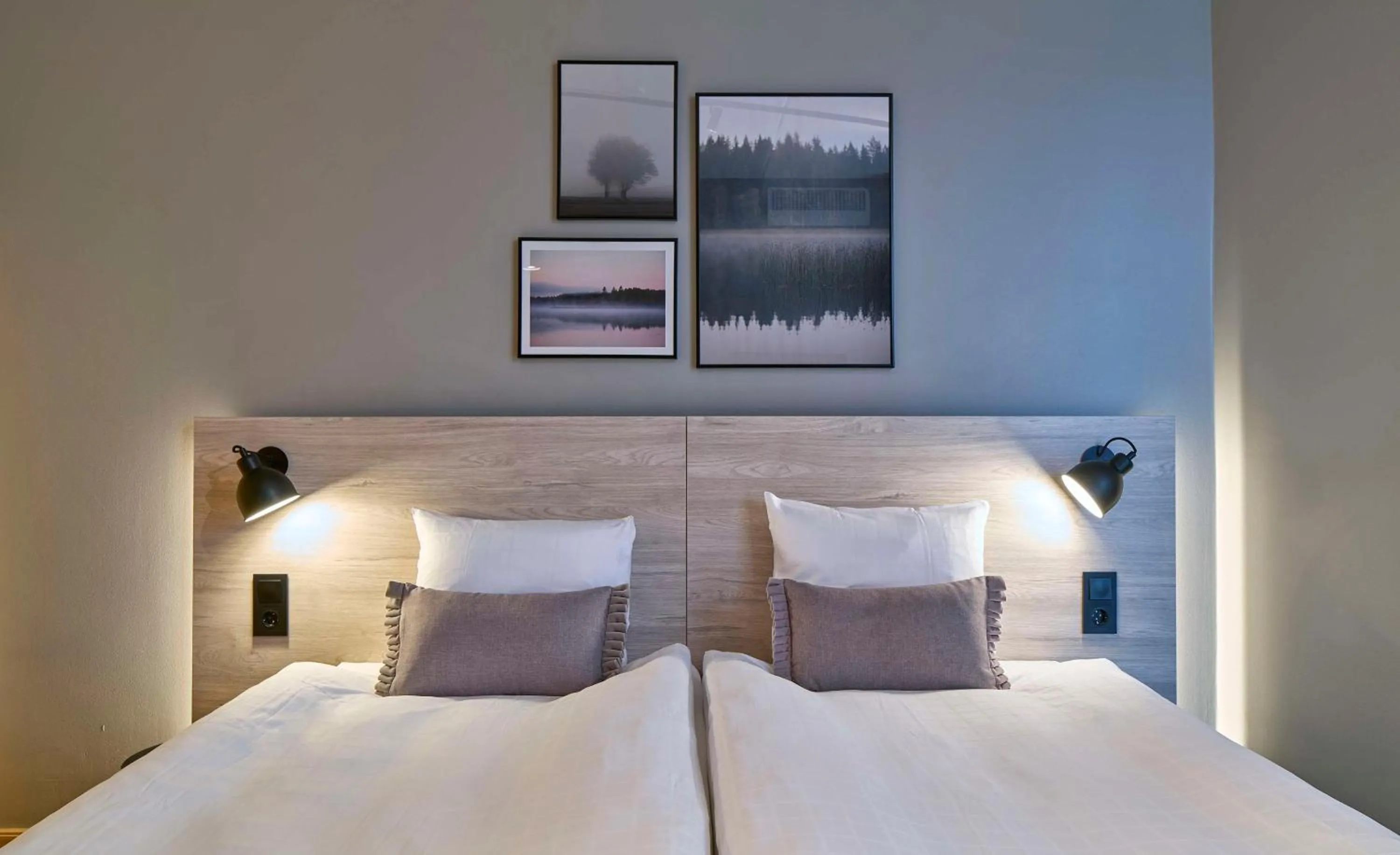 Bedroom, Bed in Scandic Mölndal