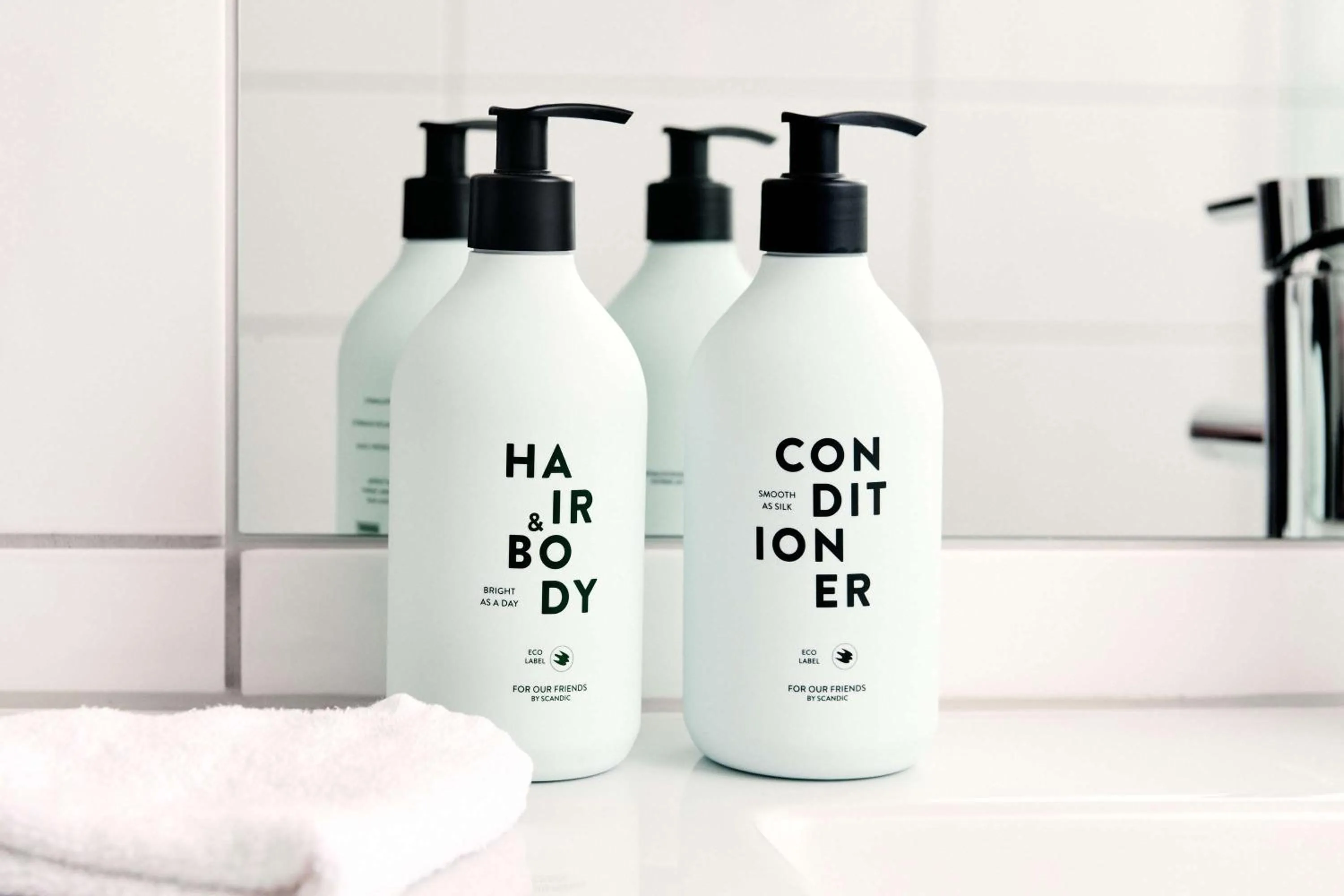 Bathroom in Scandic Mölndal