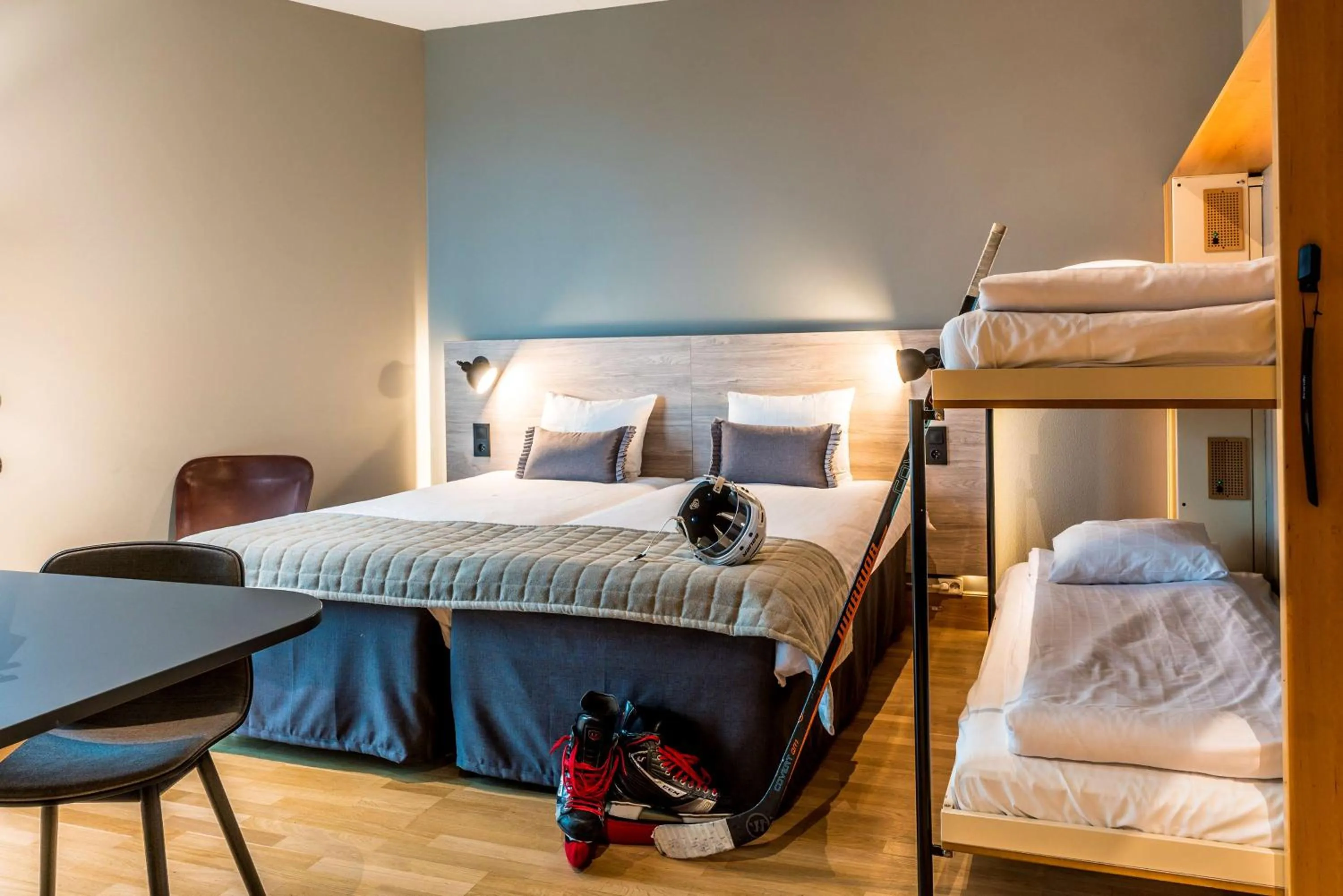 Bedroom, Bed in Scandic Mölndal