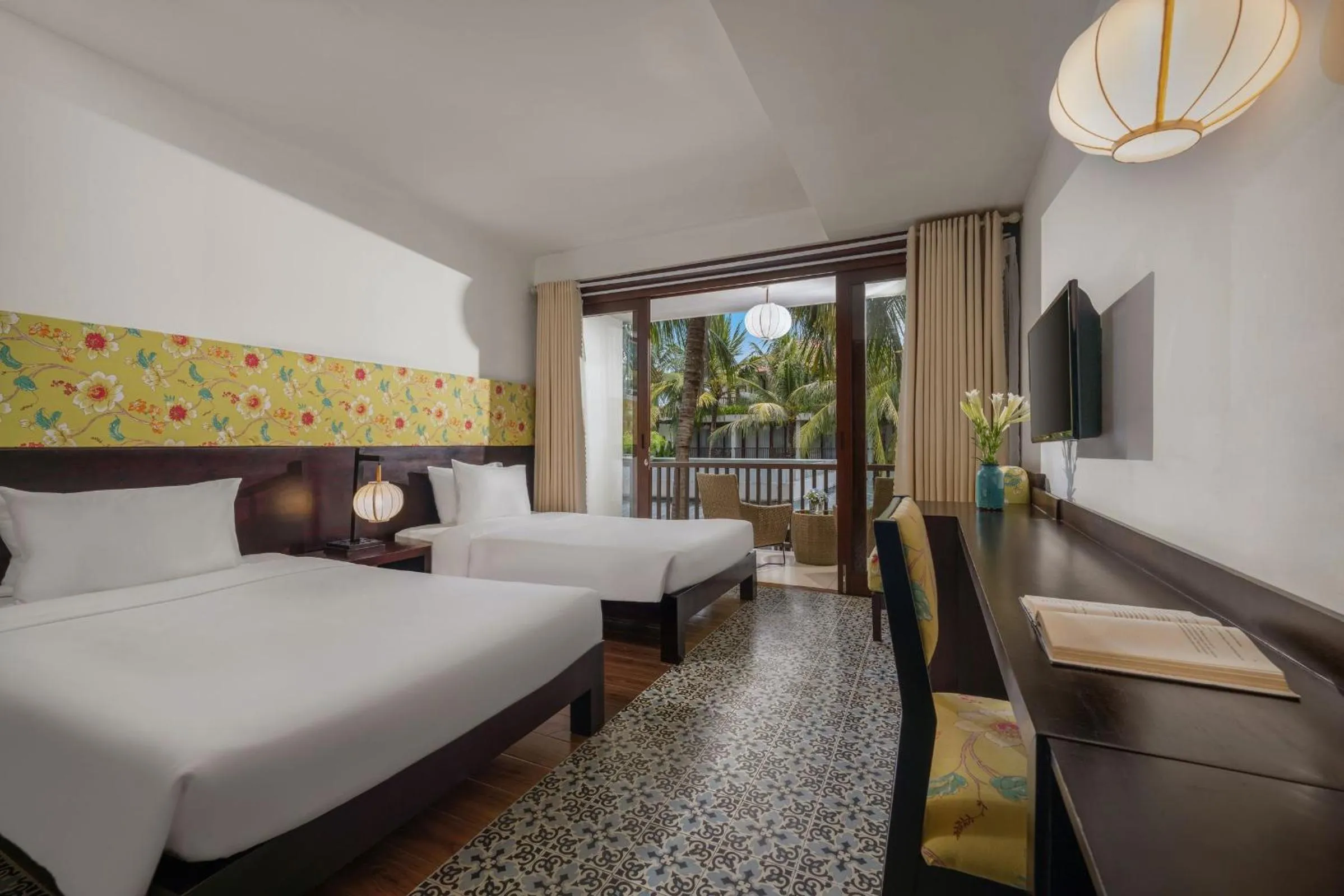 Bed in Emerald Hoi An Riverside Resort