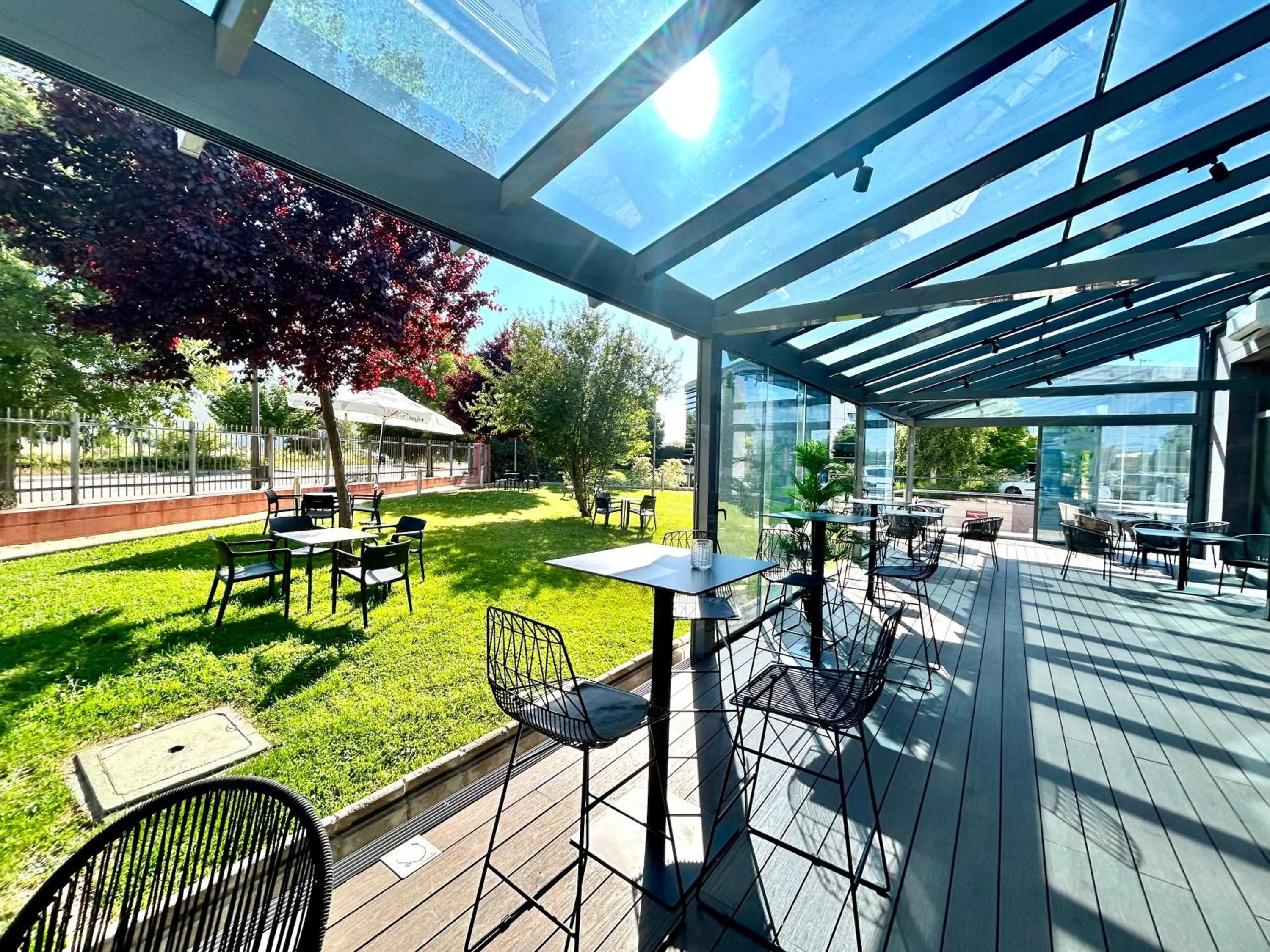 Patio in Ramada by Wyndham Madrid Getafe