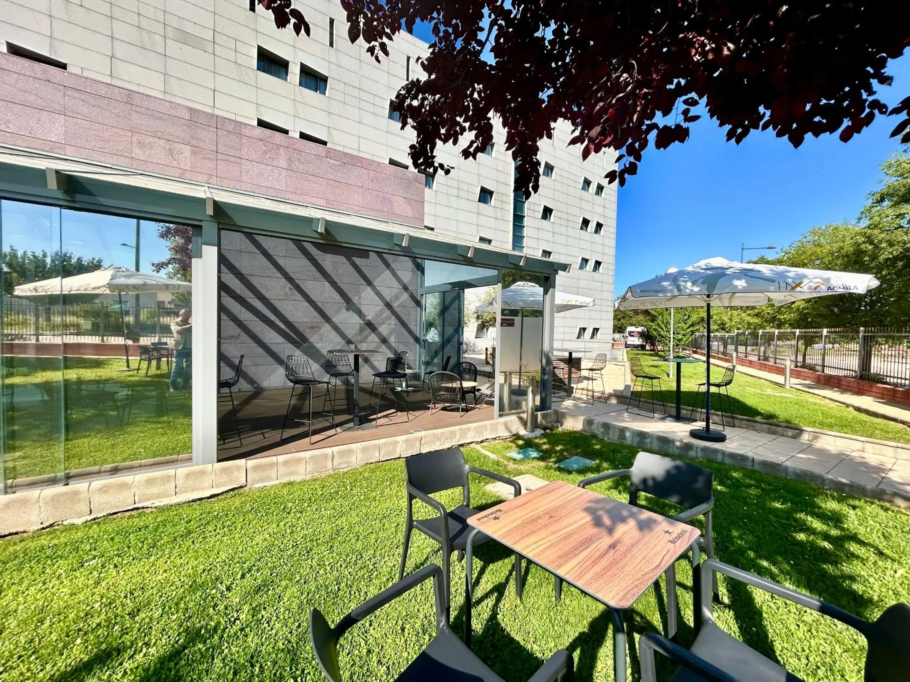 Patio in Ramada by Wyndham Madrid Getafe