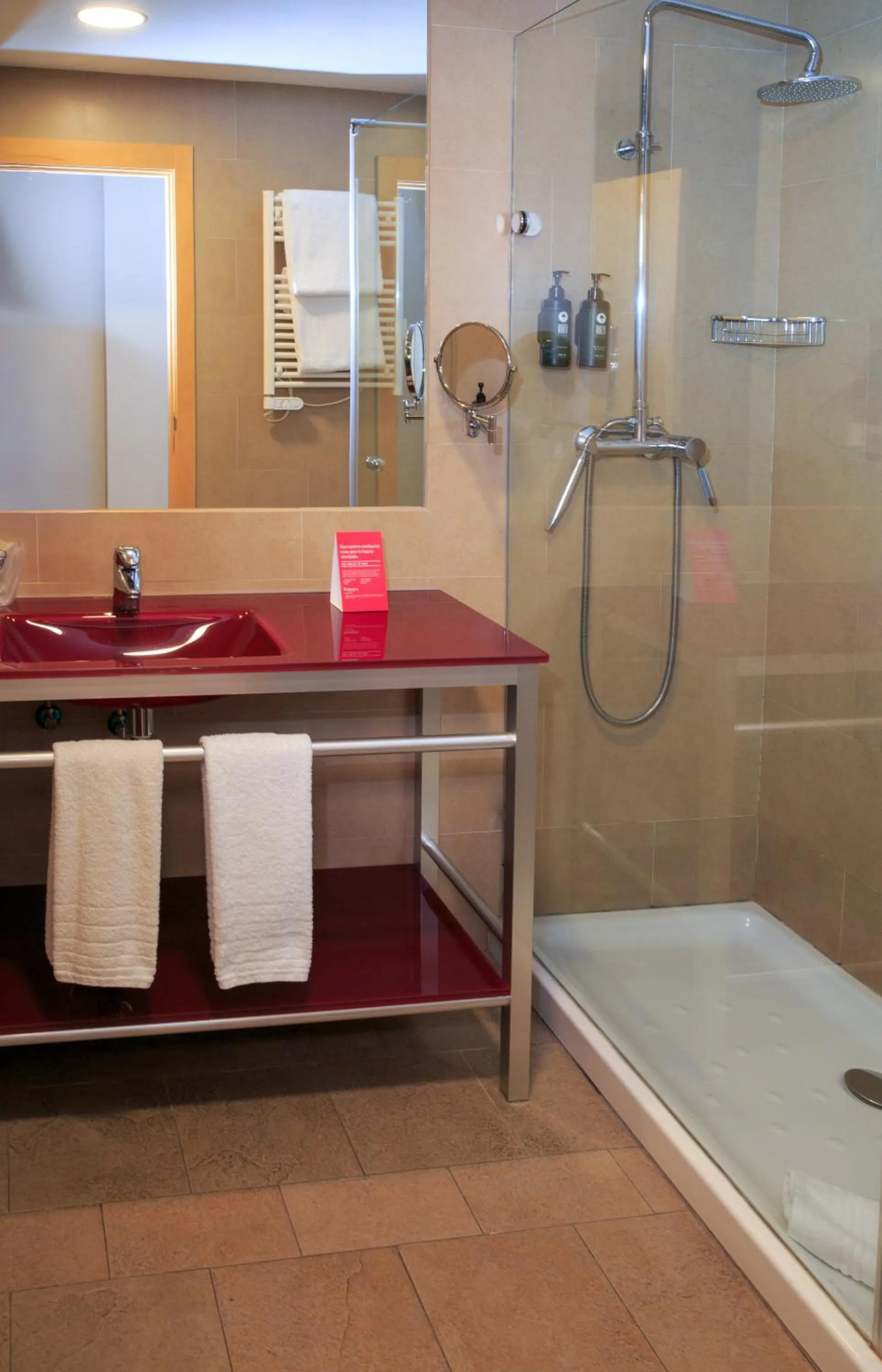 Shower in Ramada by Wyndham Madrid Getafe