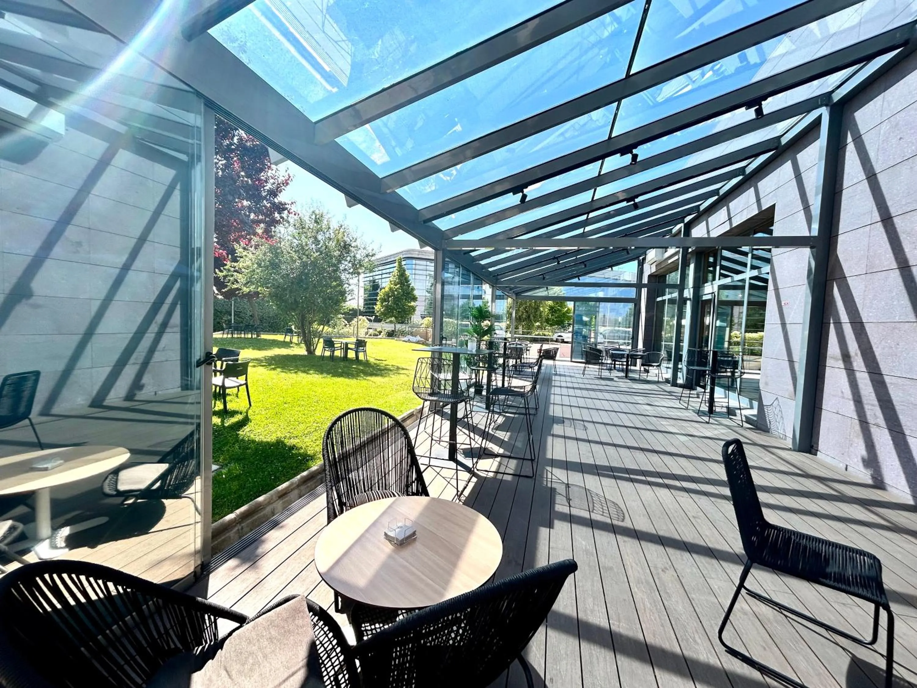 Patio in Ramada by Wyndham Madrid Getafe