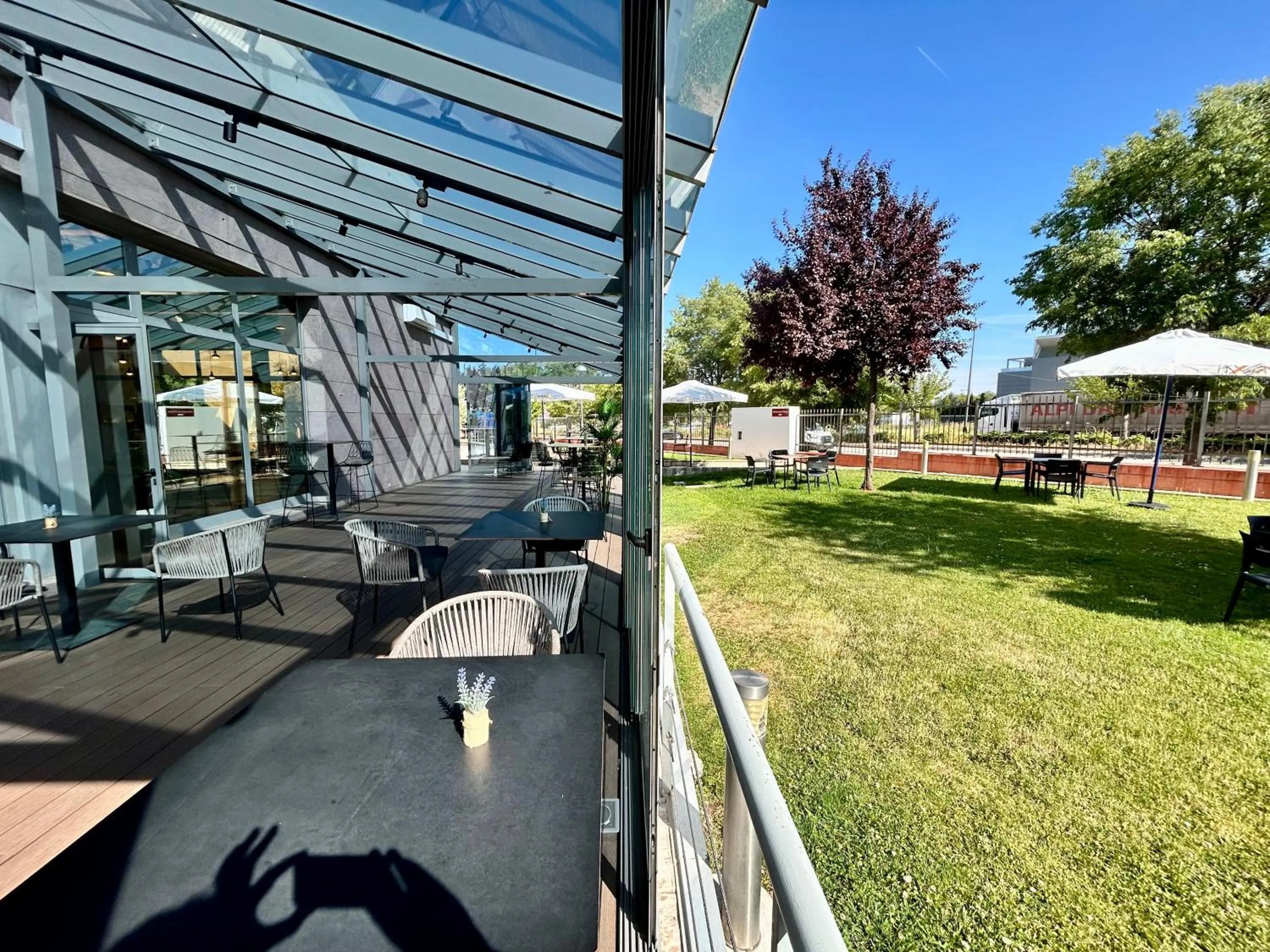 Patio in Ramada by Wyndham Madrid Getafe