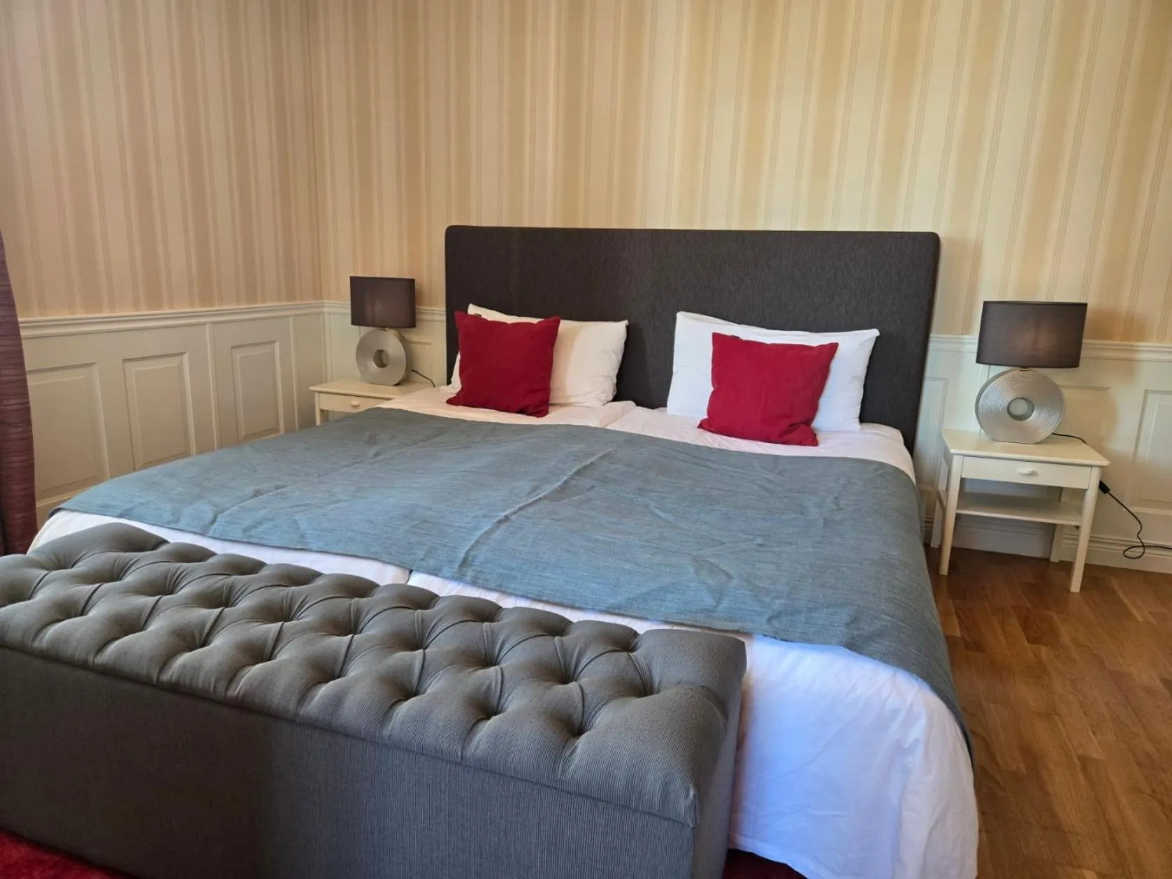 Bed in Vänerport Lakefront Hotell