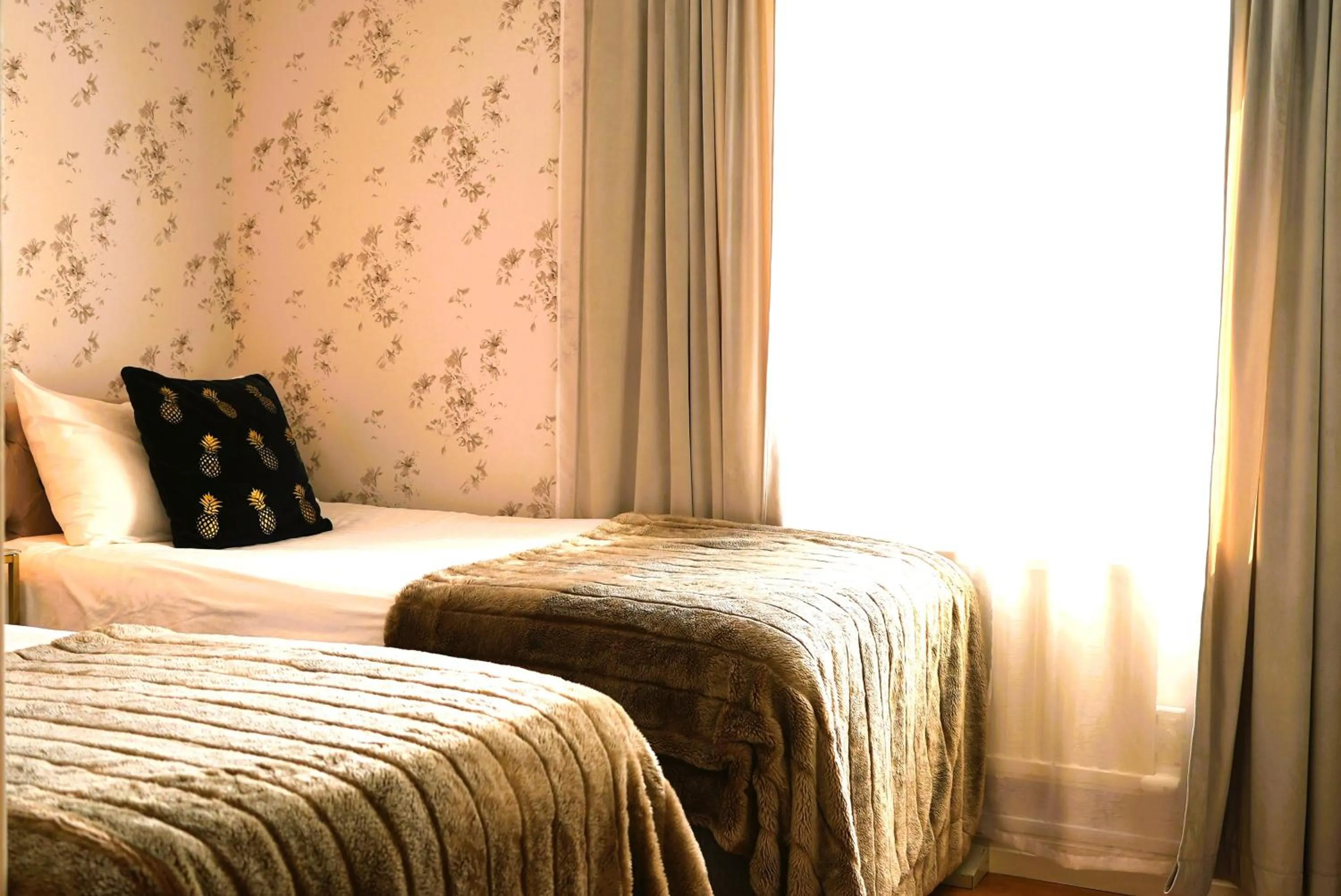 Bed in Vänerport Lakefront Hotell