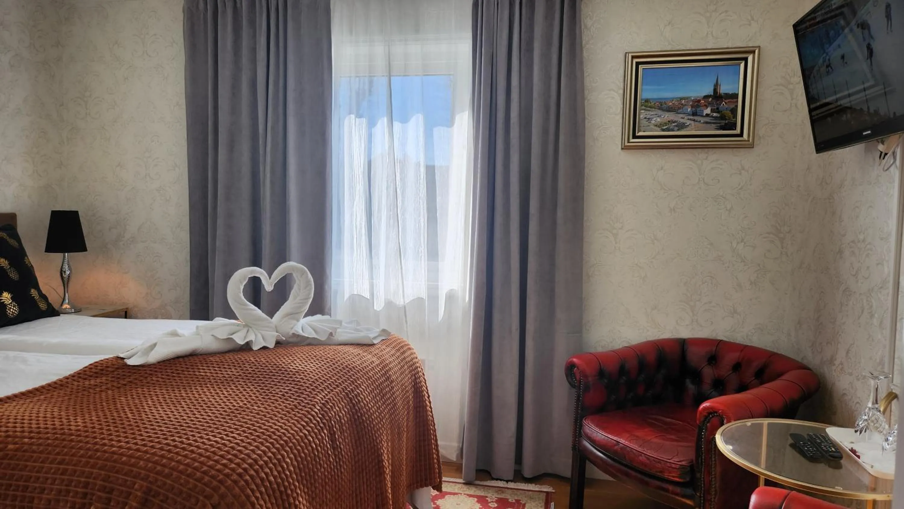 Bedroom, Bed in Vänerport Lakefront Hotell