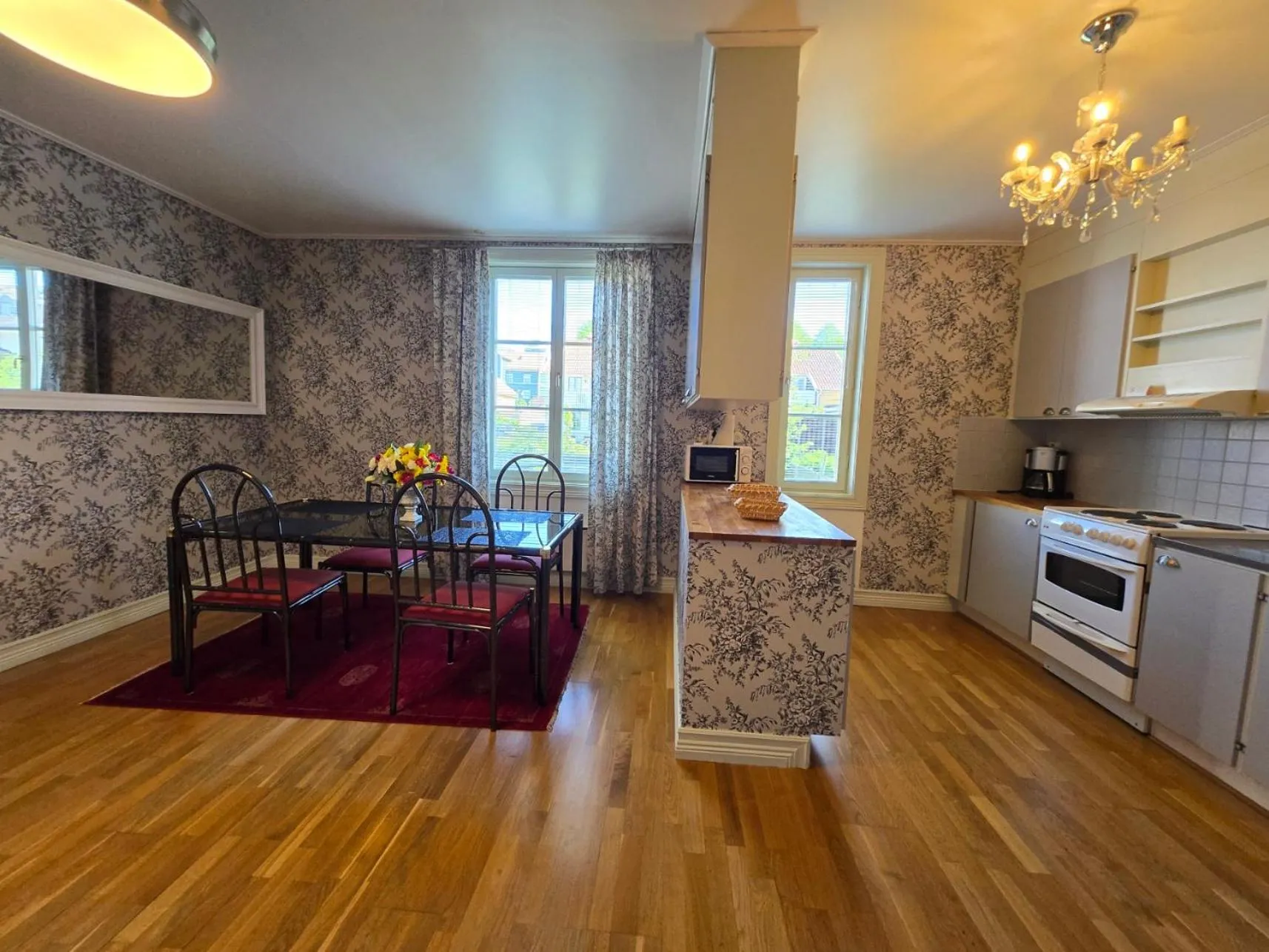 kitchen in Vänerport Lakefront Hotell