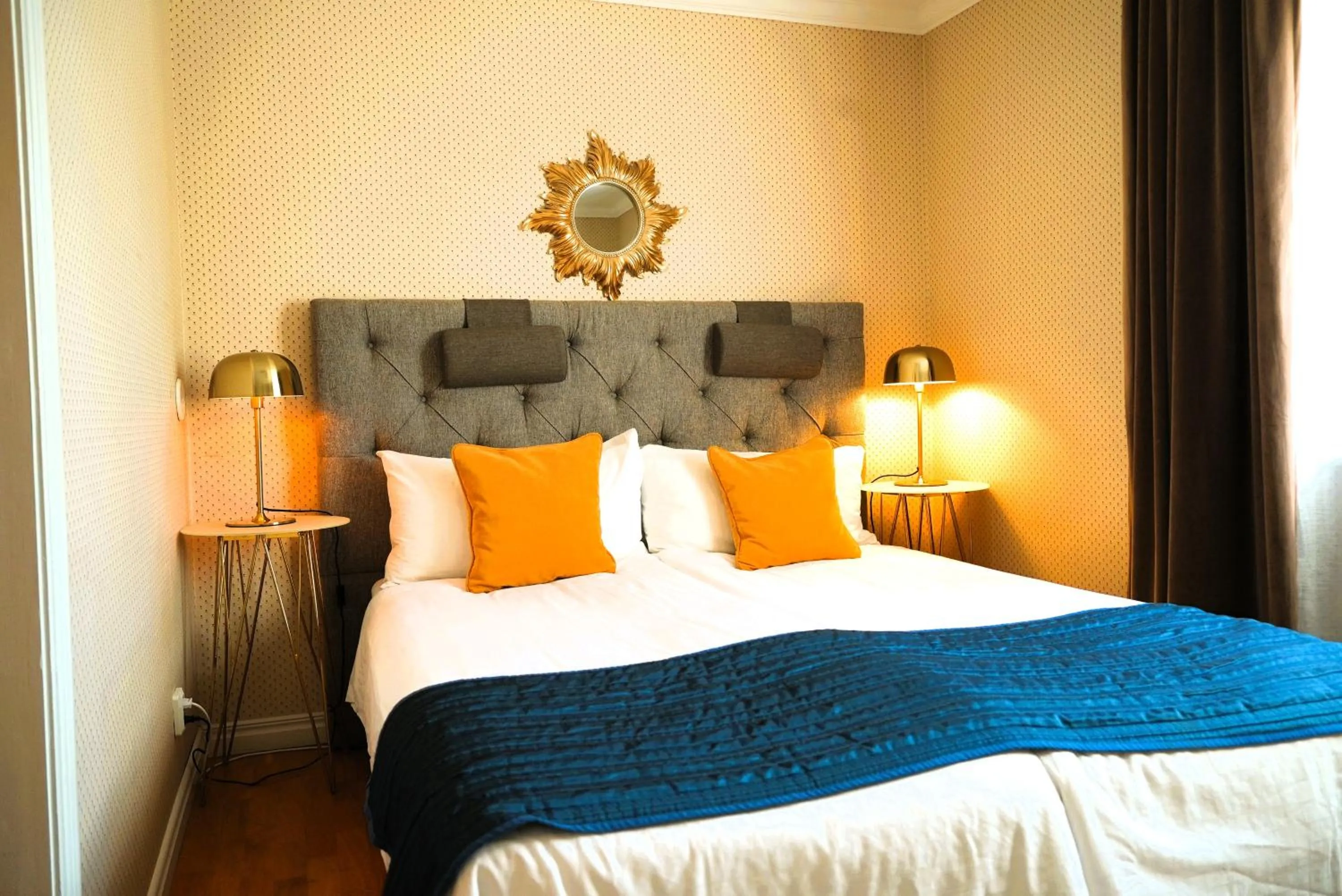 Bed in Vänerport Lakefront Hotell