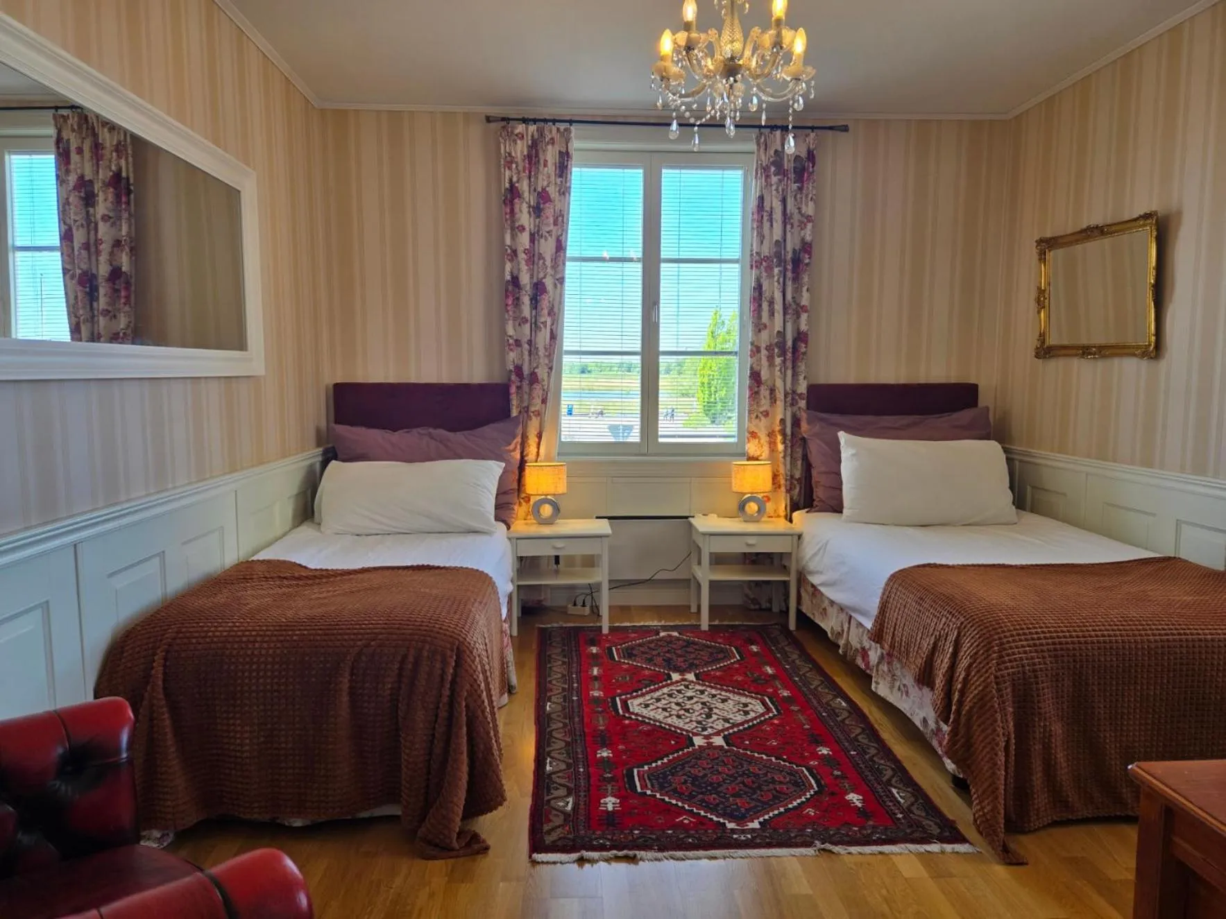 Bed in Vänerport Lakefront Hotell