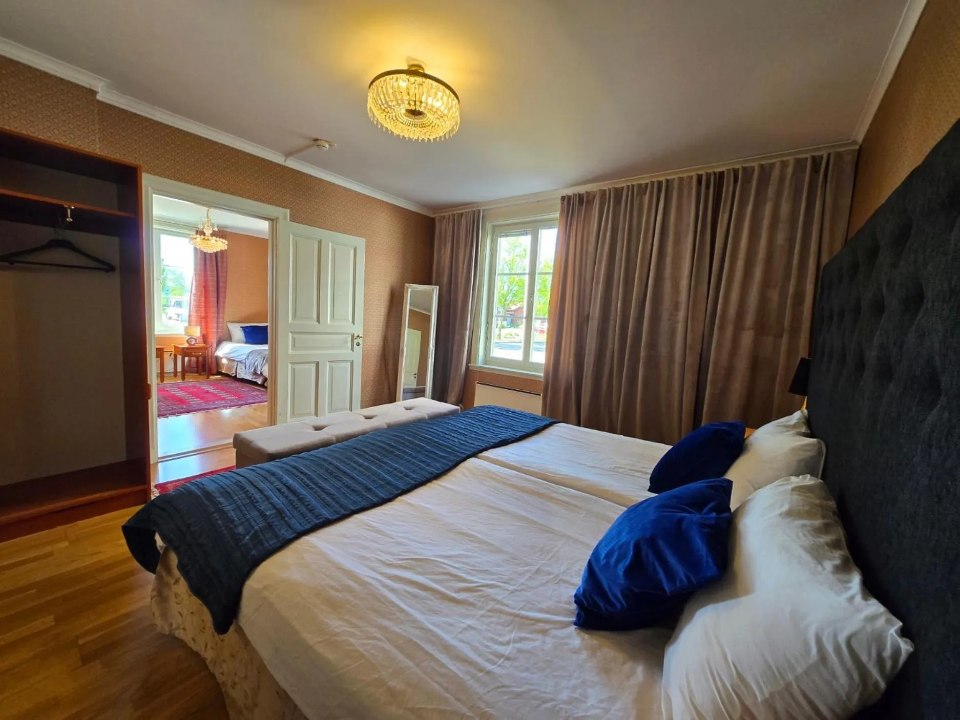 Bed in Vänerport Lakefront Hotell