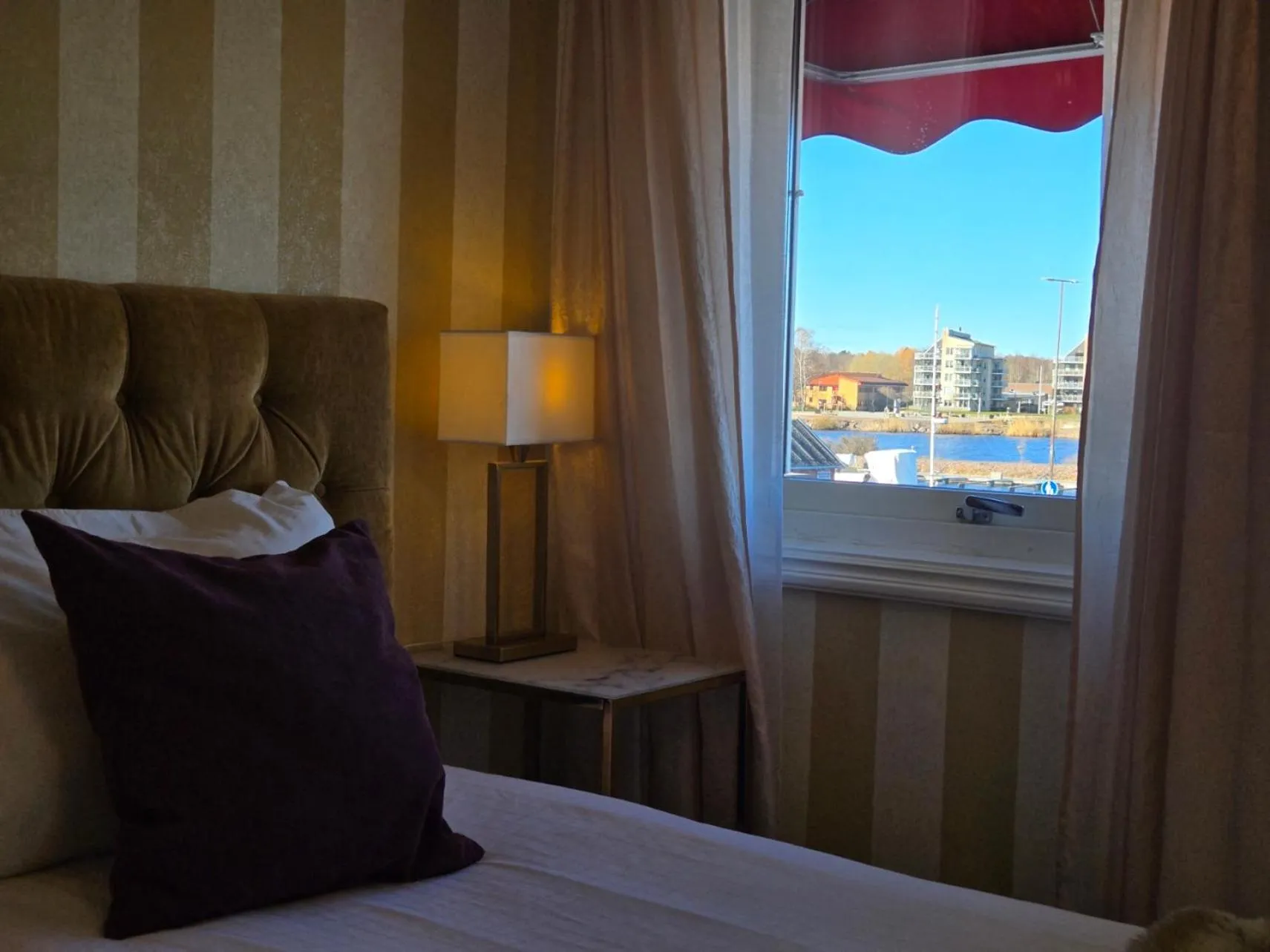 View (from property/room), Bed in Vänerport Lakefront Hotell