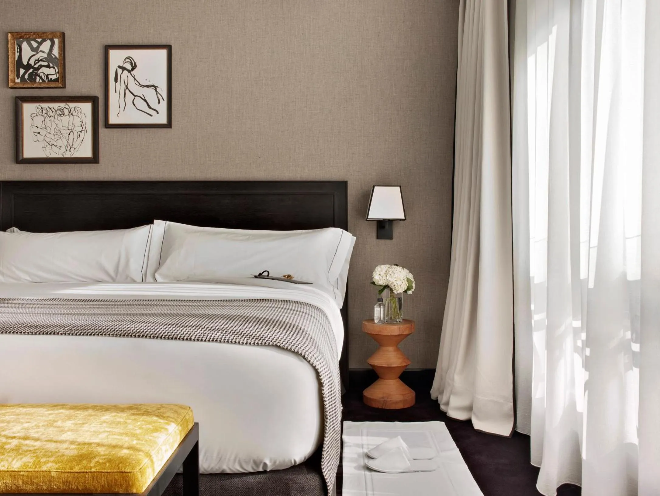 Bed in The Principal Madrid, Small Luxury Hotels