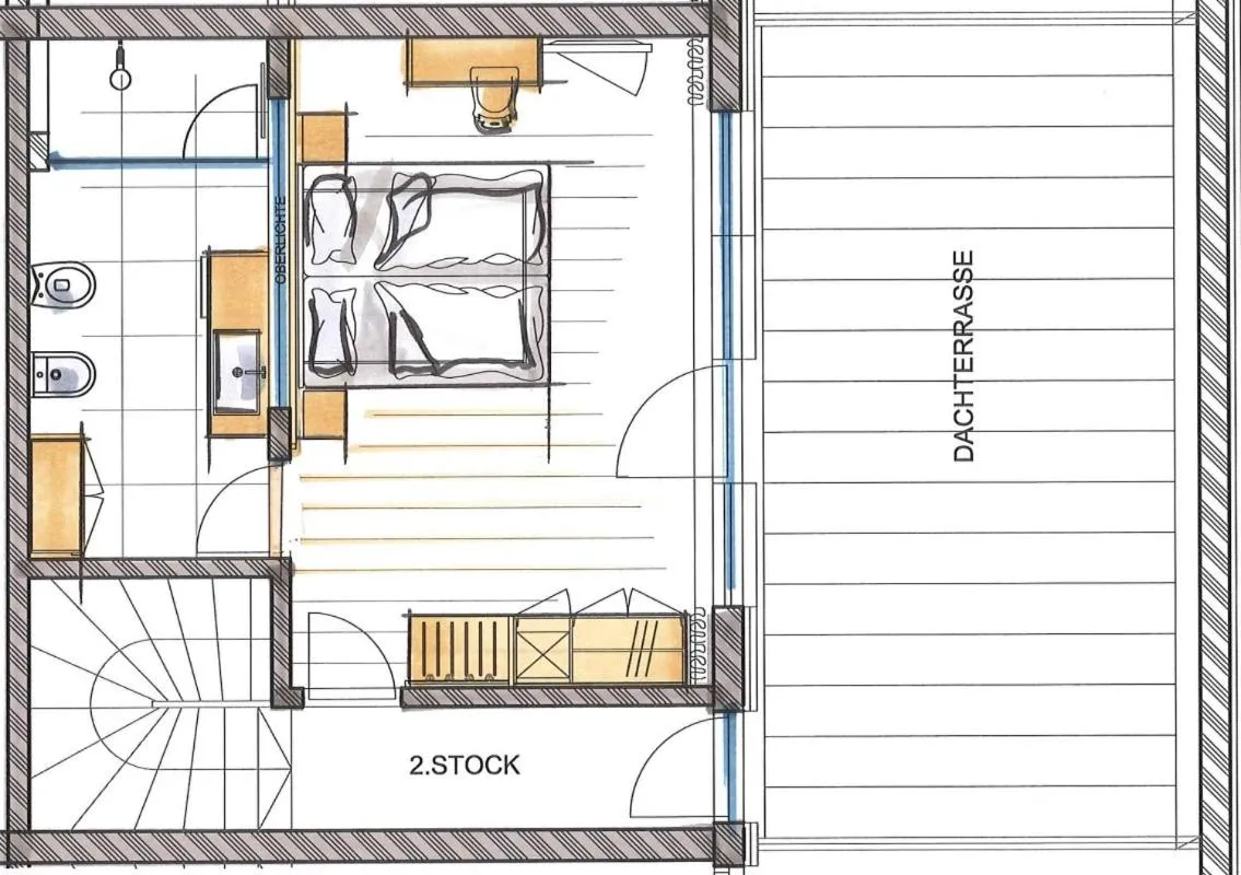 Floor plan in Appartement-Hotel Anthea