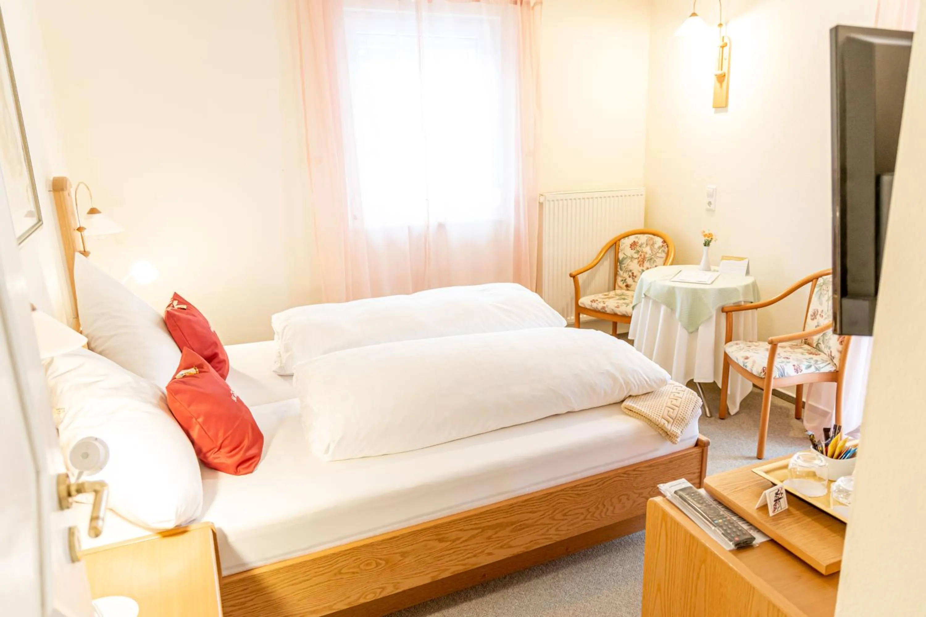 Bed in Hotel Der Seehof