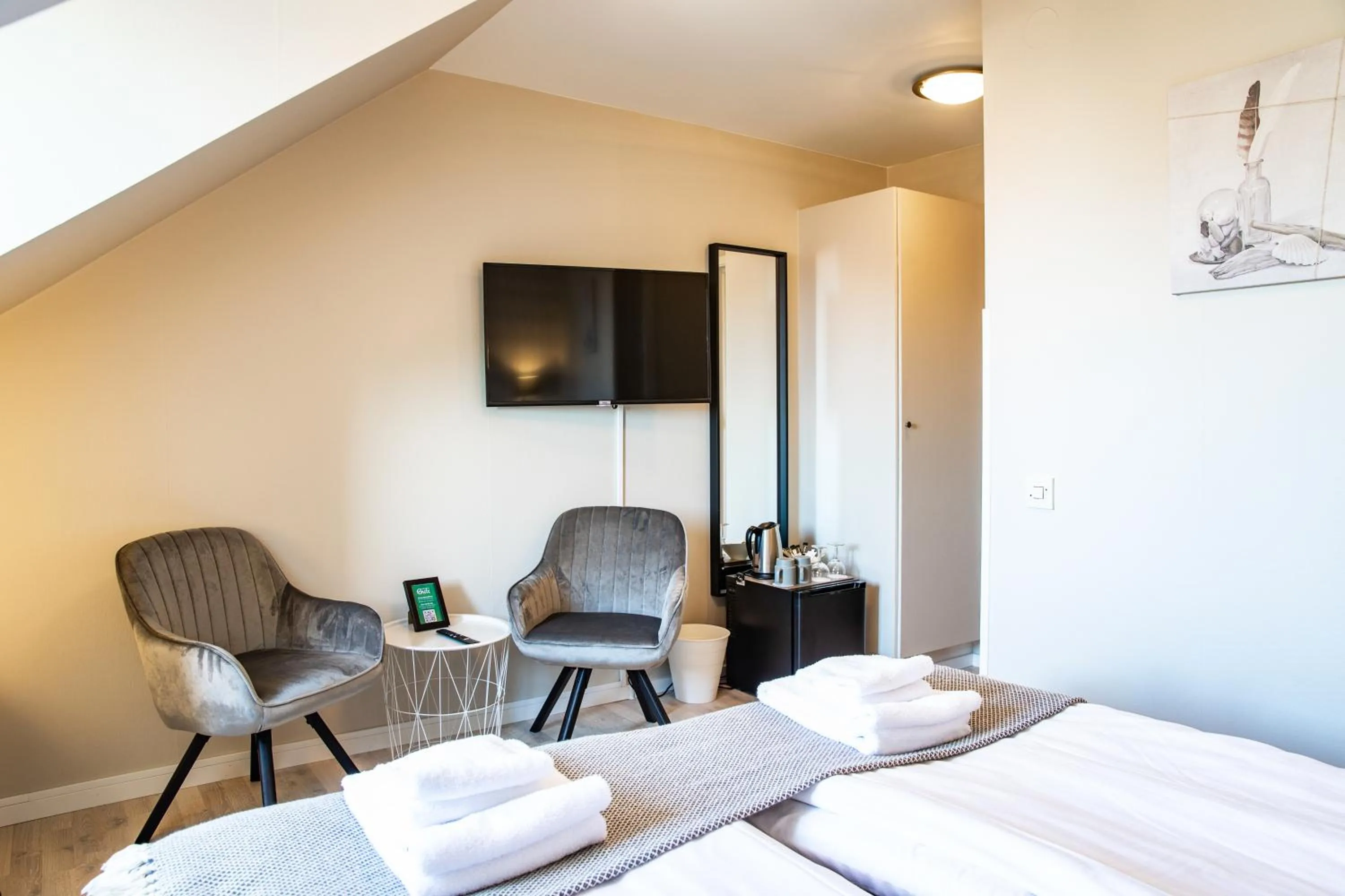 Bedroom, Bed in Hotell Lindgården