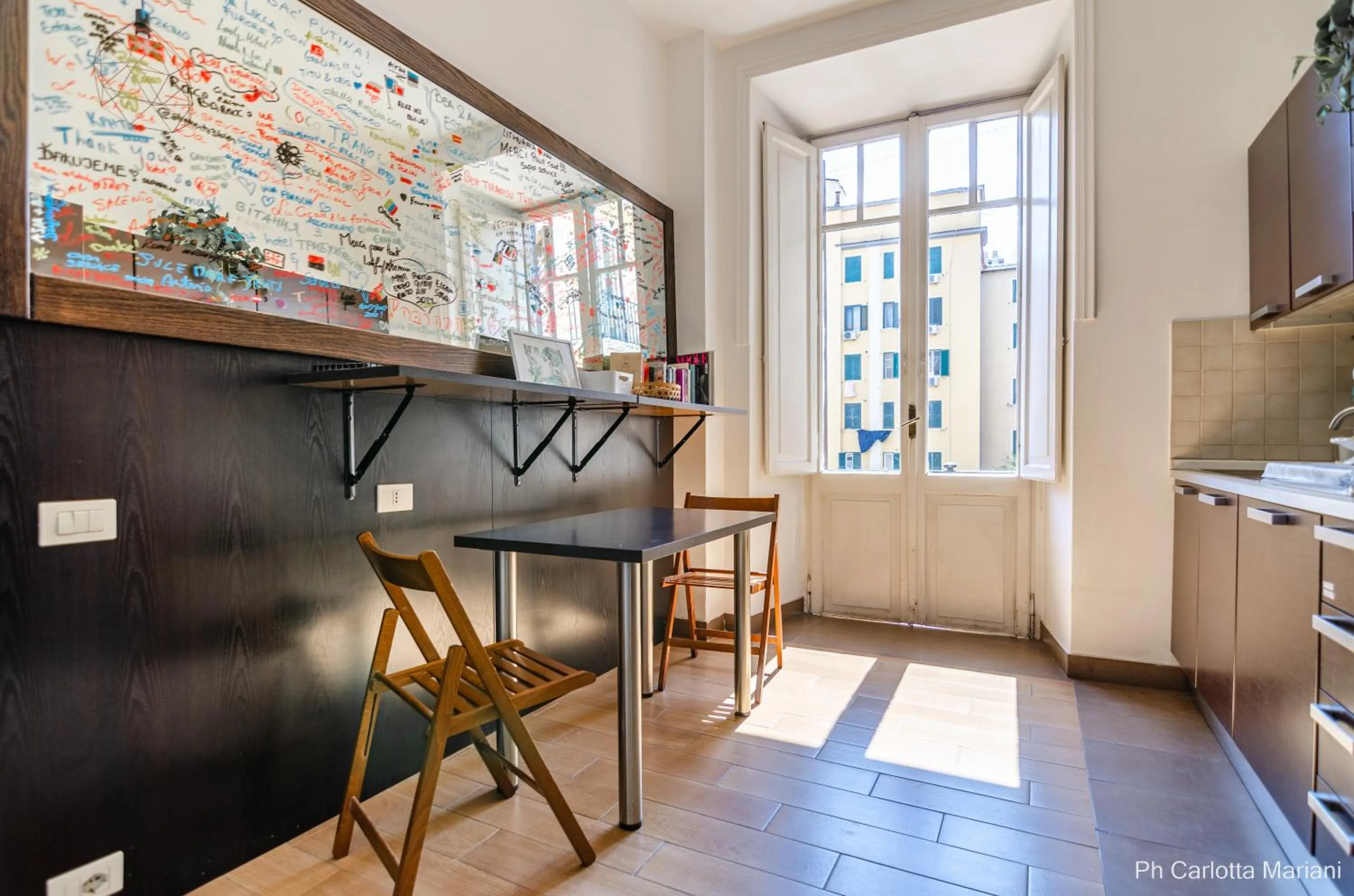 Communal kitchen in El Dorado Colosseum