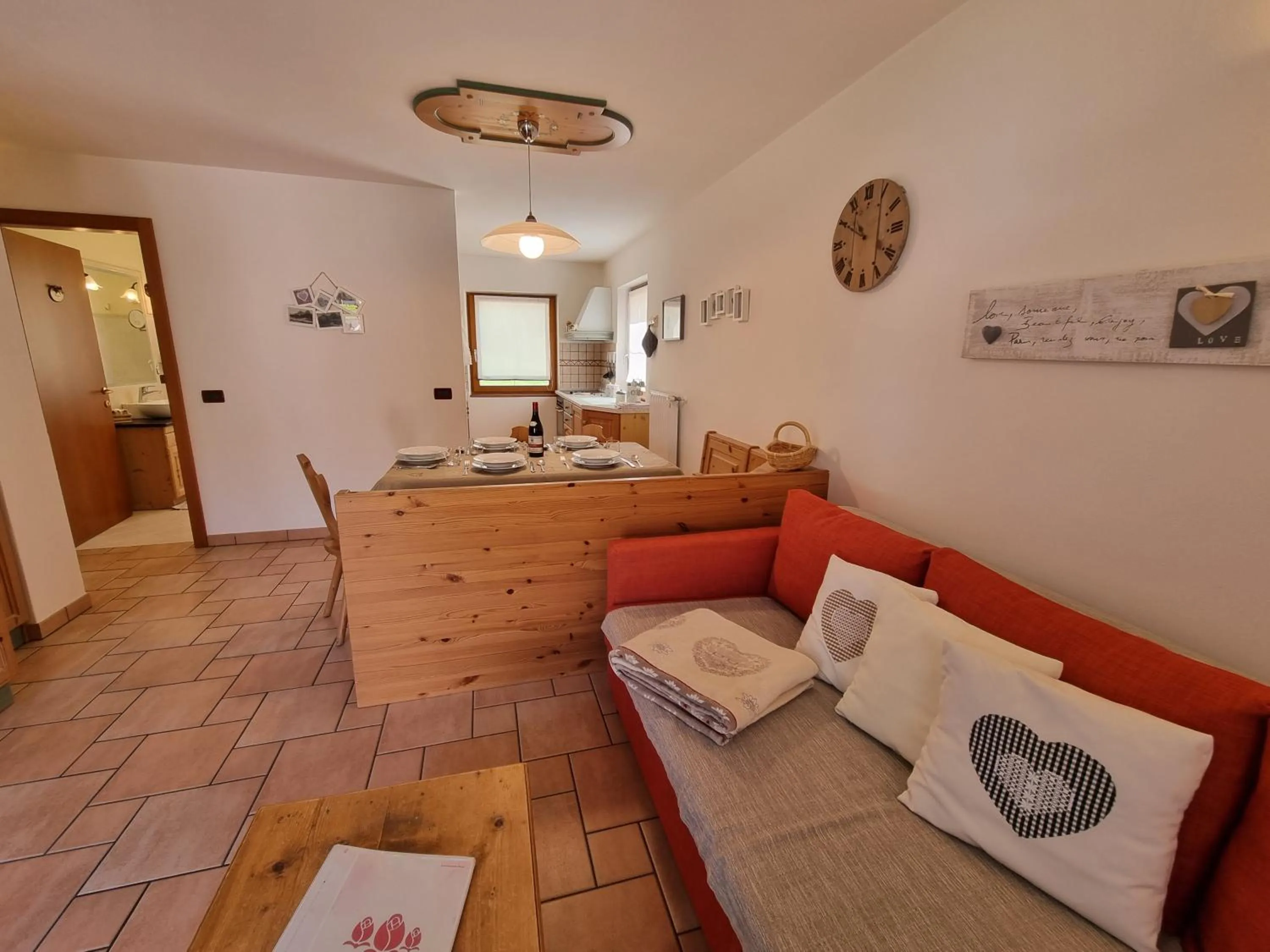 Living room in Residence Le Rose