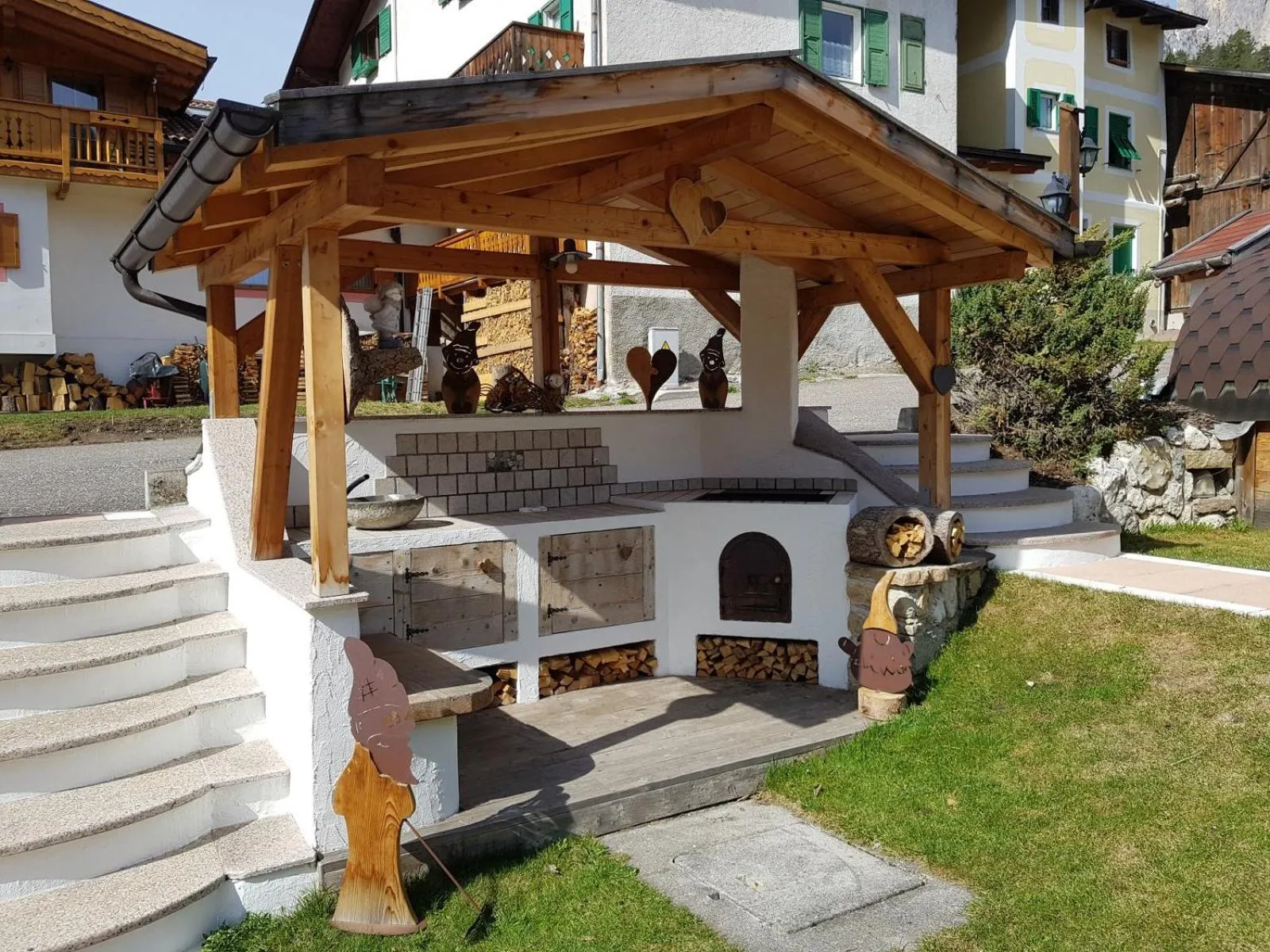 BBQ facilities in Residence Le Rose