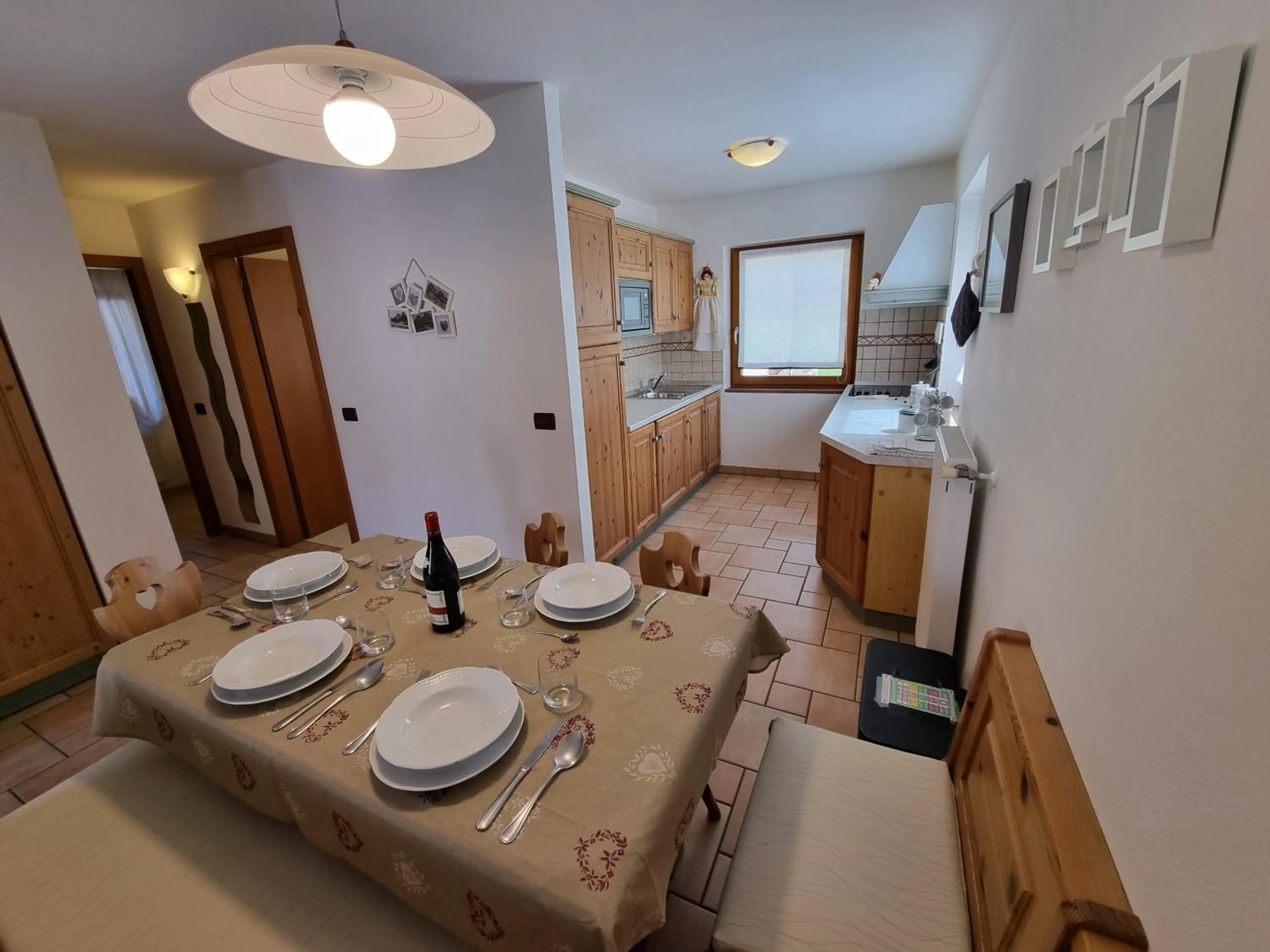 Dining area in Residence Le Rose