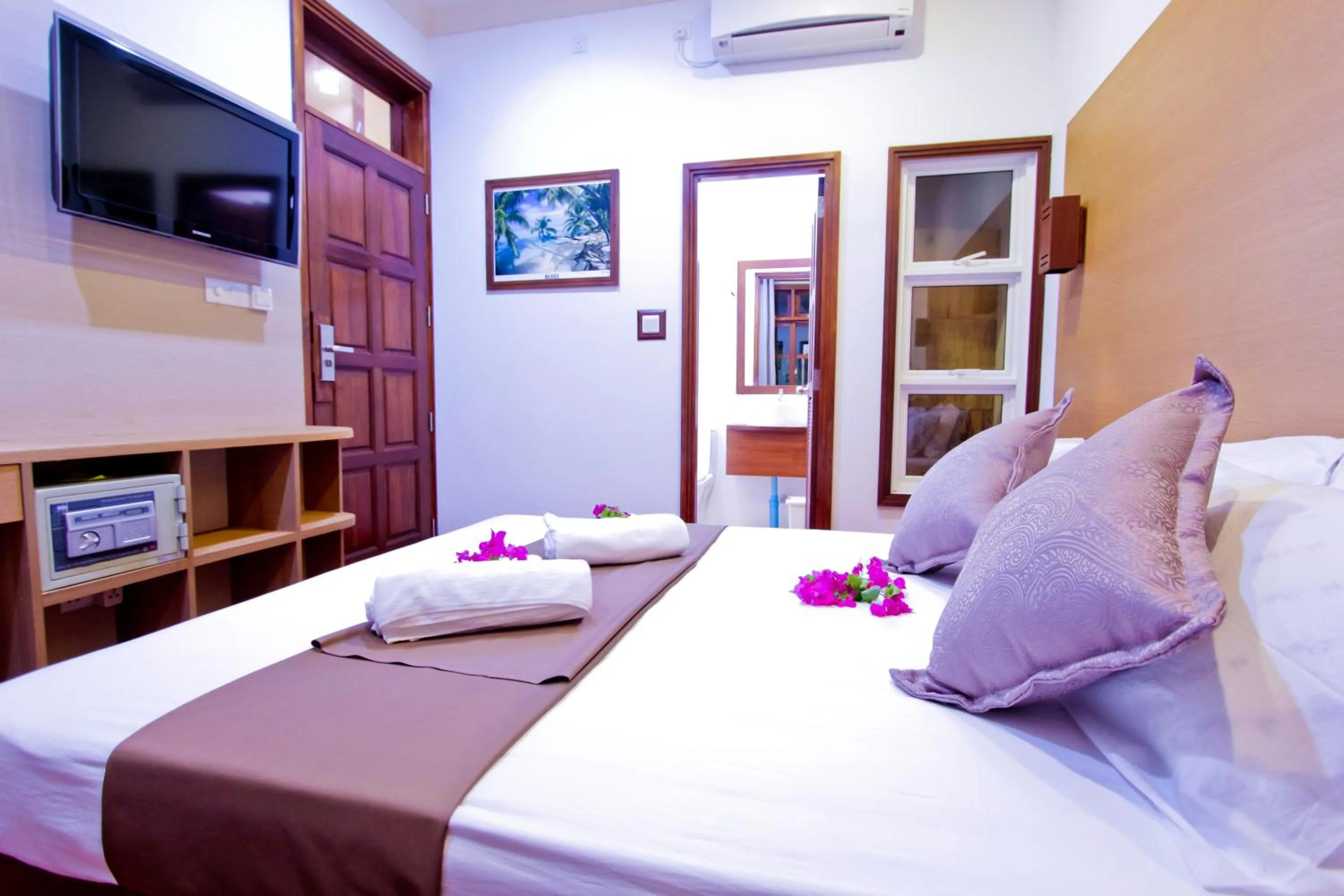 Bed in Beach Cottage