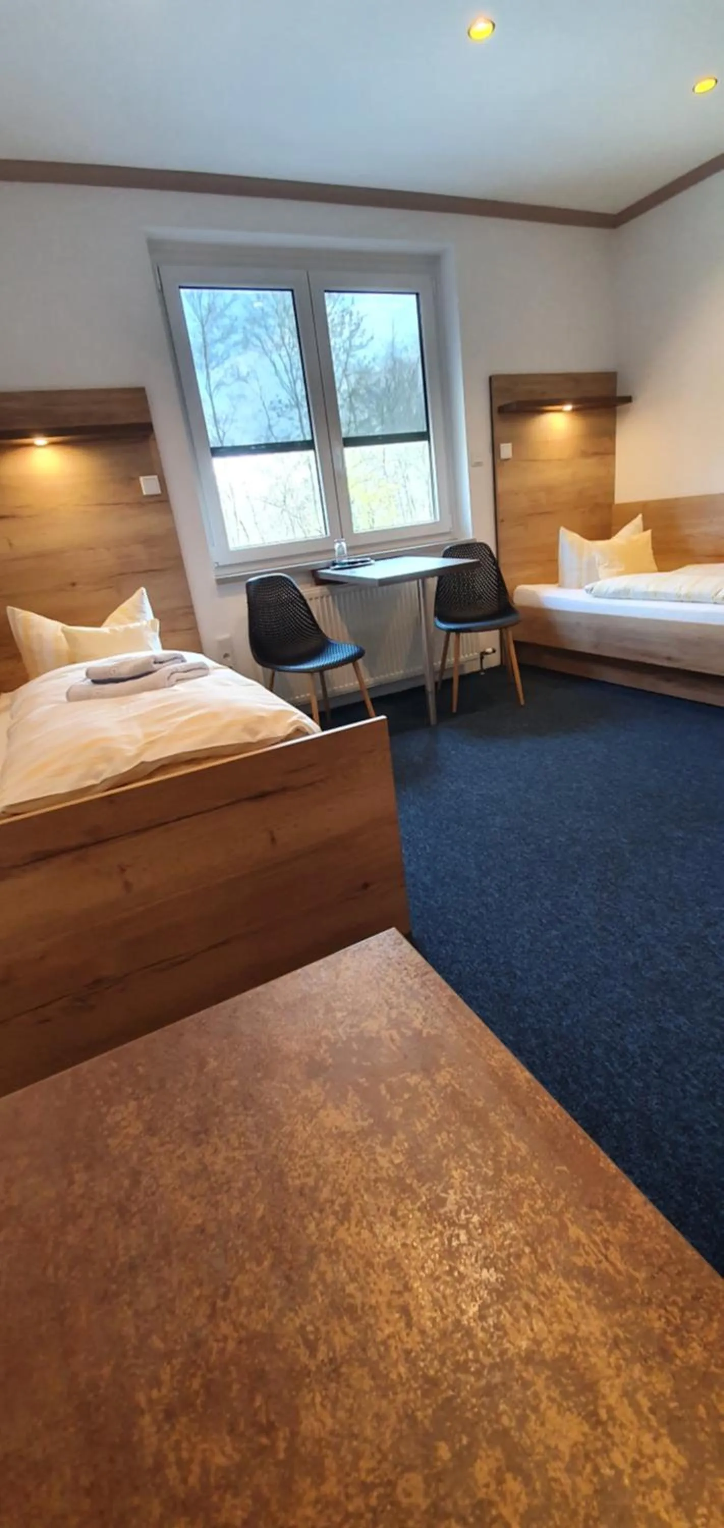 Bed in Hotel-Restaurant Elsterblick