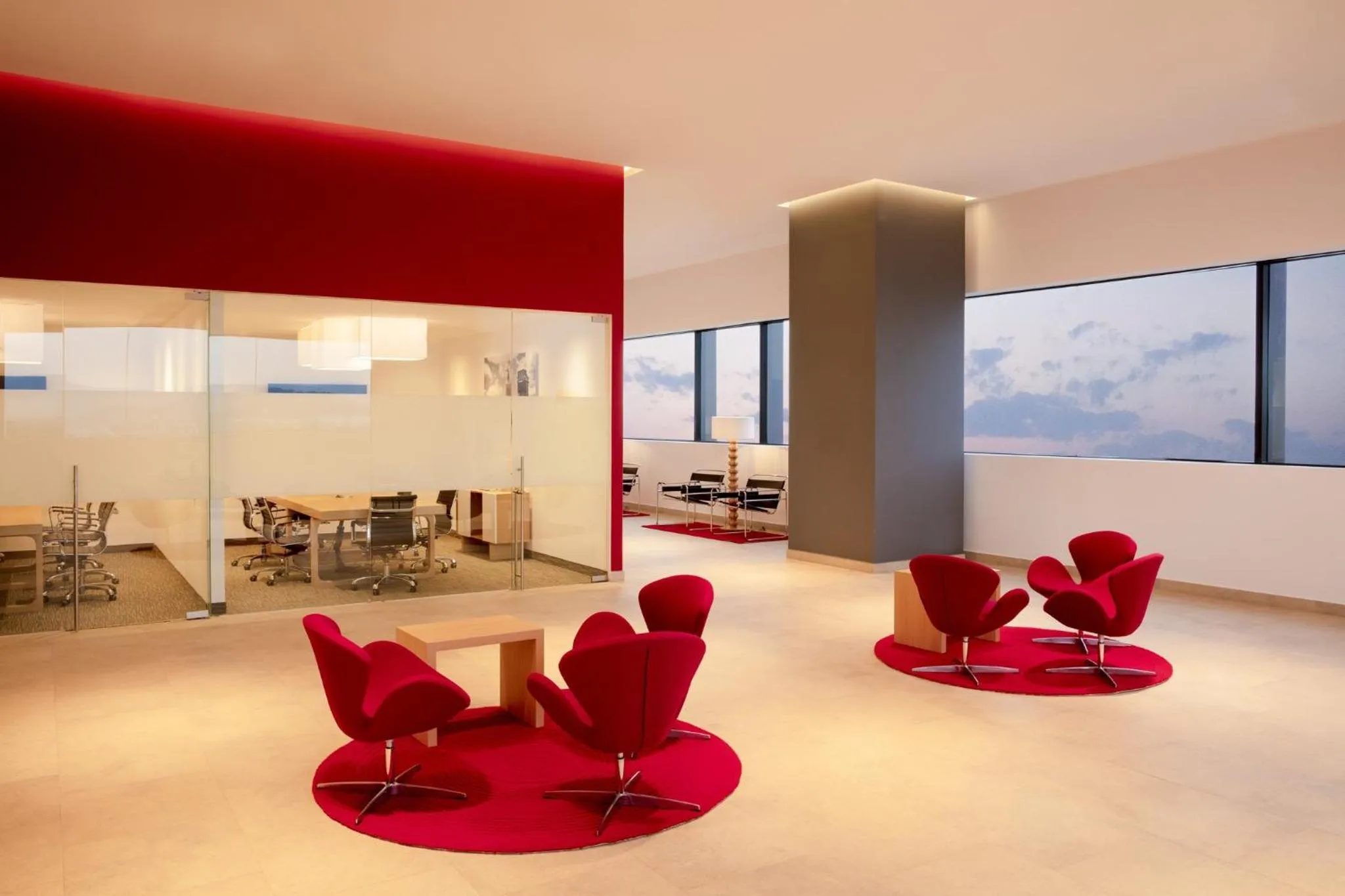 Lobby or reception in Fiesta Inn Parque Puebla