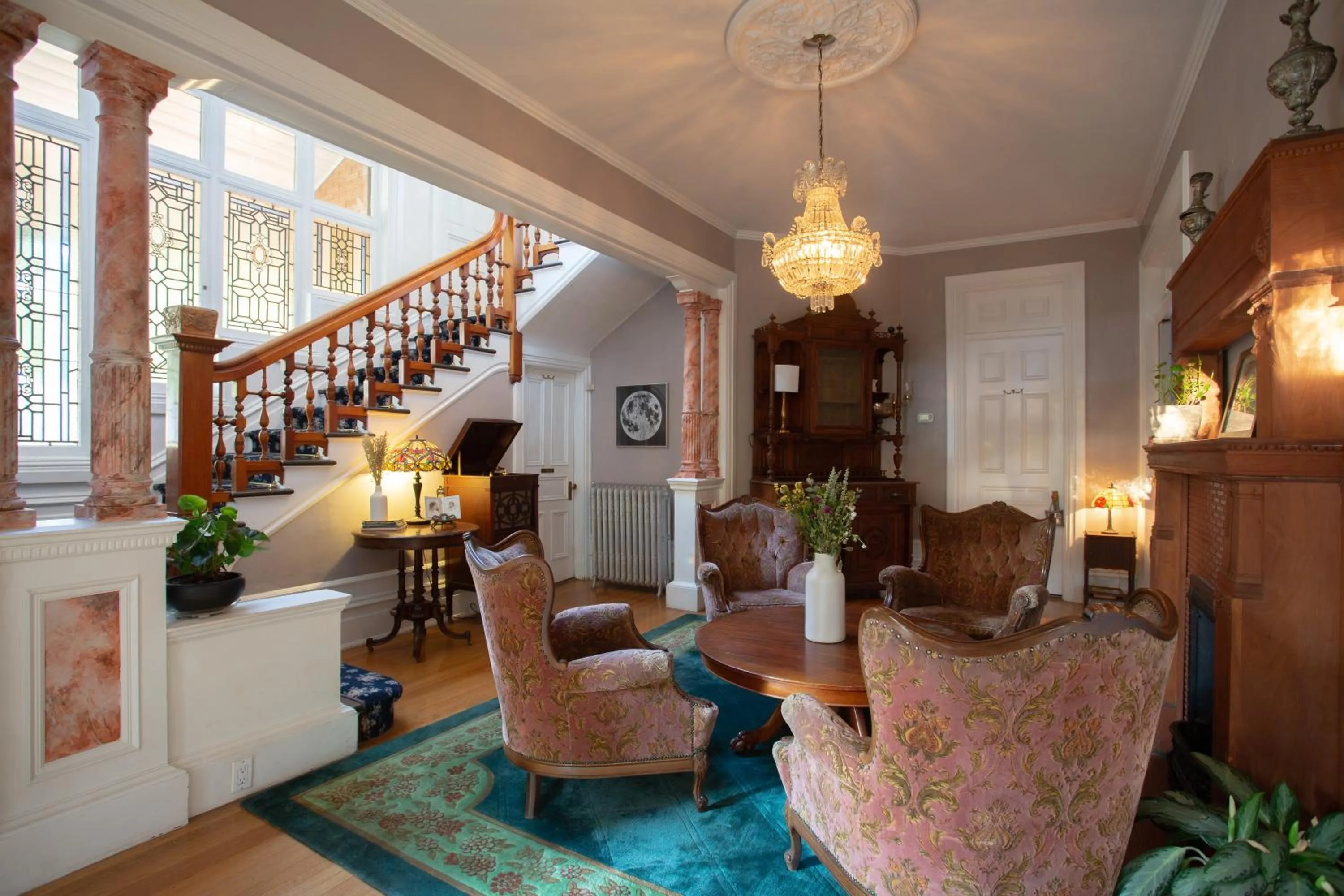 Living room in Ellerbeck Bed & Breakfast