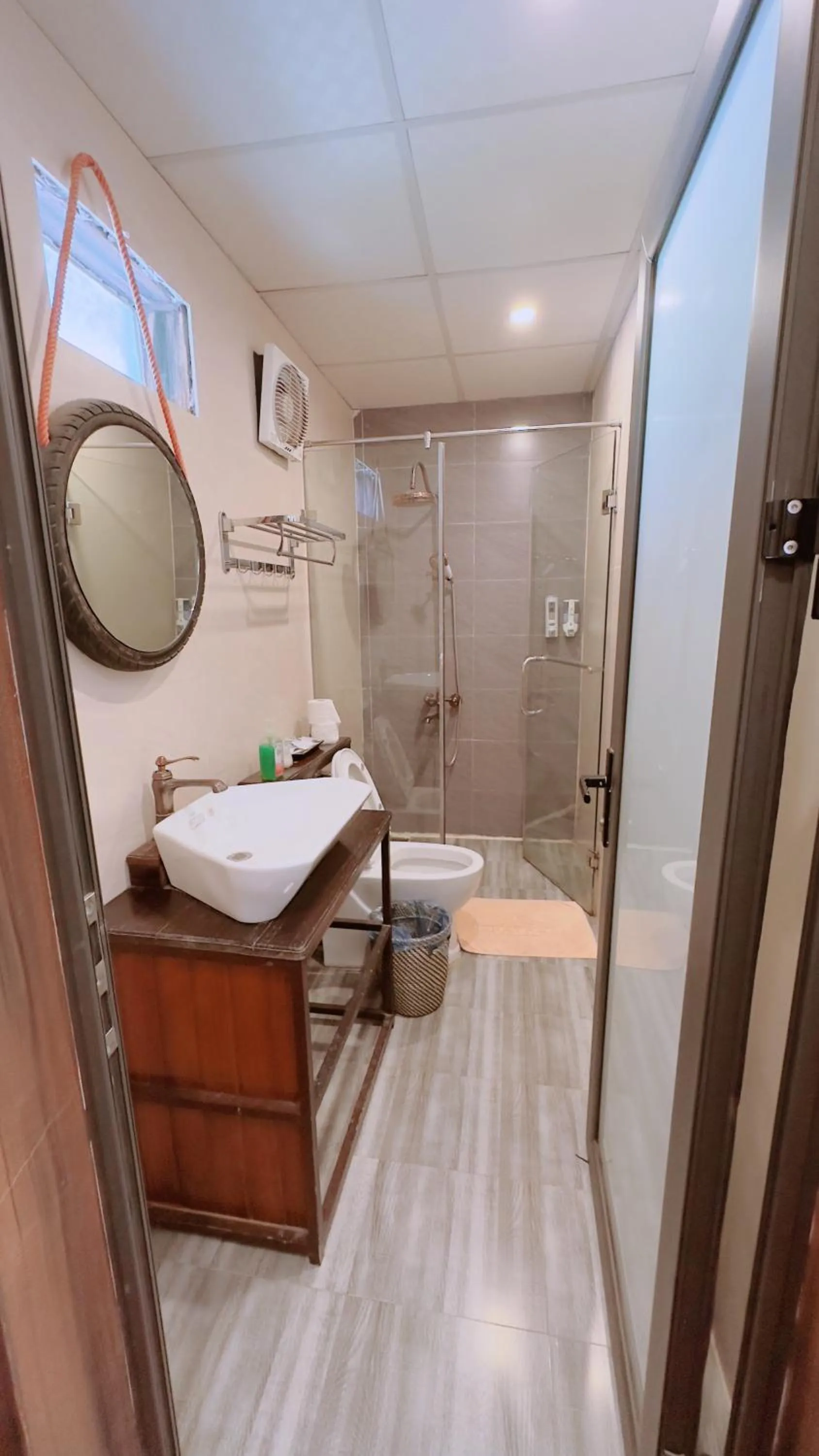 Shower in Sapa Eco Villas & Spa