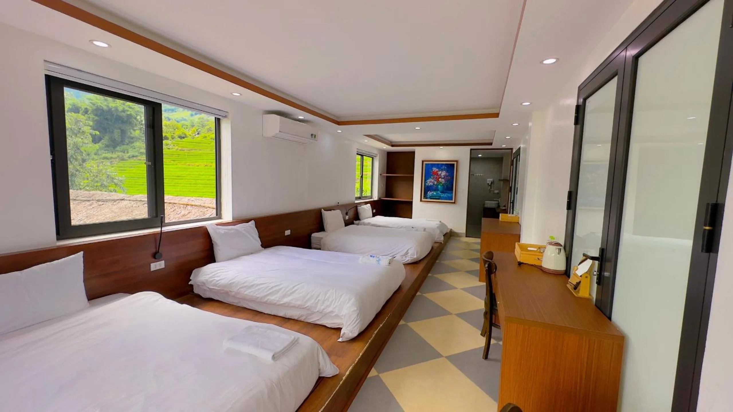 hair dresser, Bed in Sapa Eco Villas & Spa