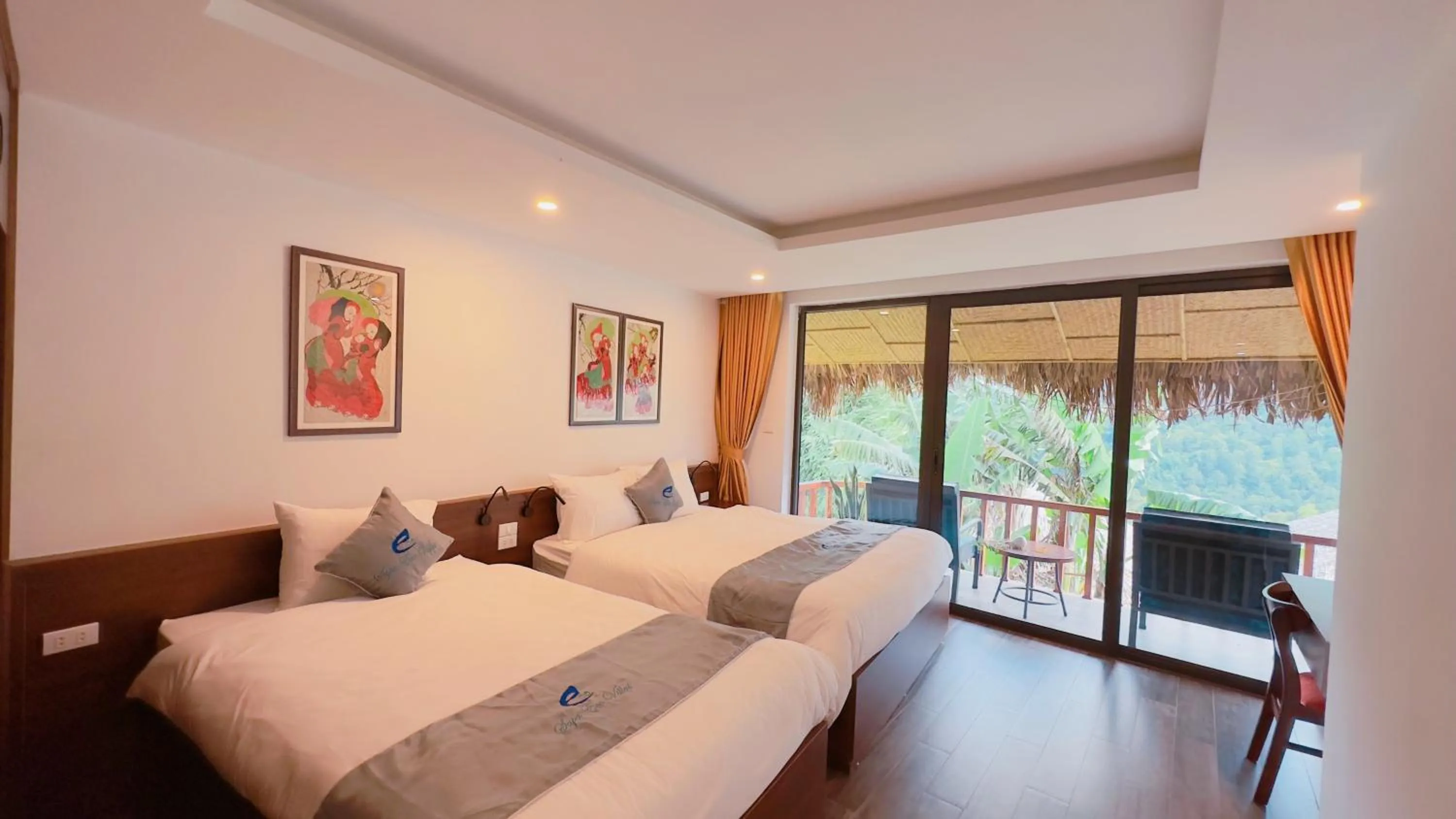Photo of the whole room, Bed in Sapa Eco Villas & Spa
