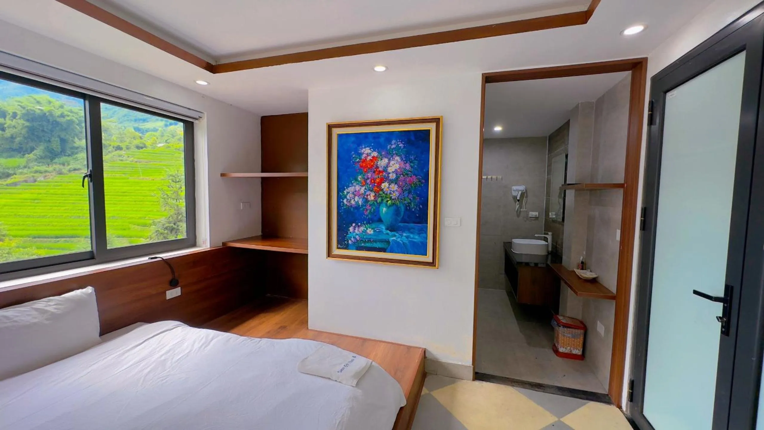 hair dresser, Bed in Sapa Eco Villas & Spa