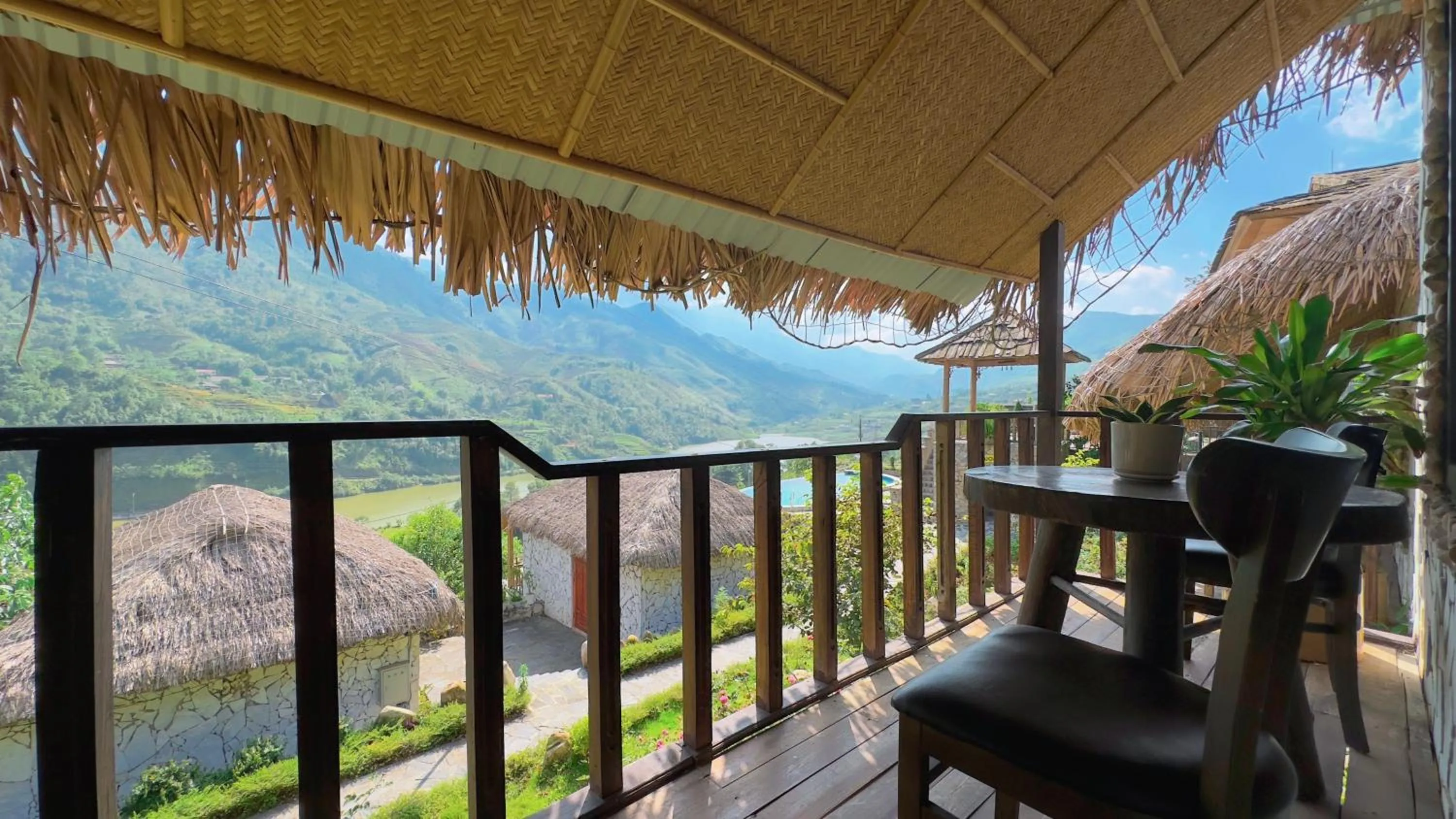 Balcony/Terrace in Sapa Eco Villas & Spa