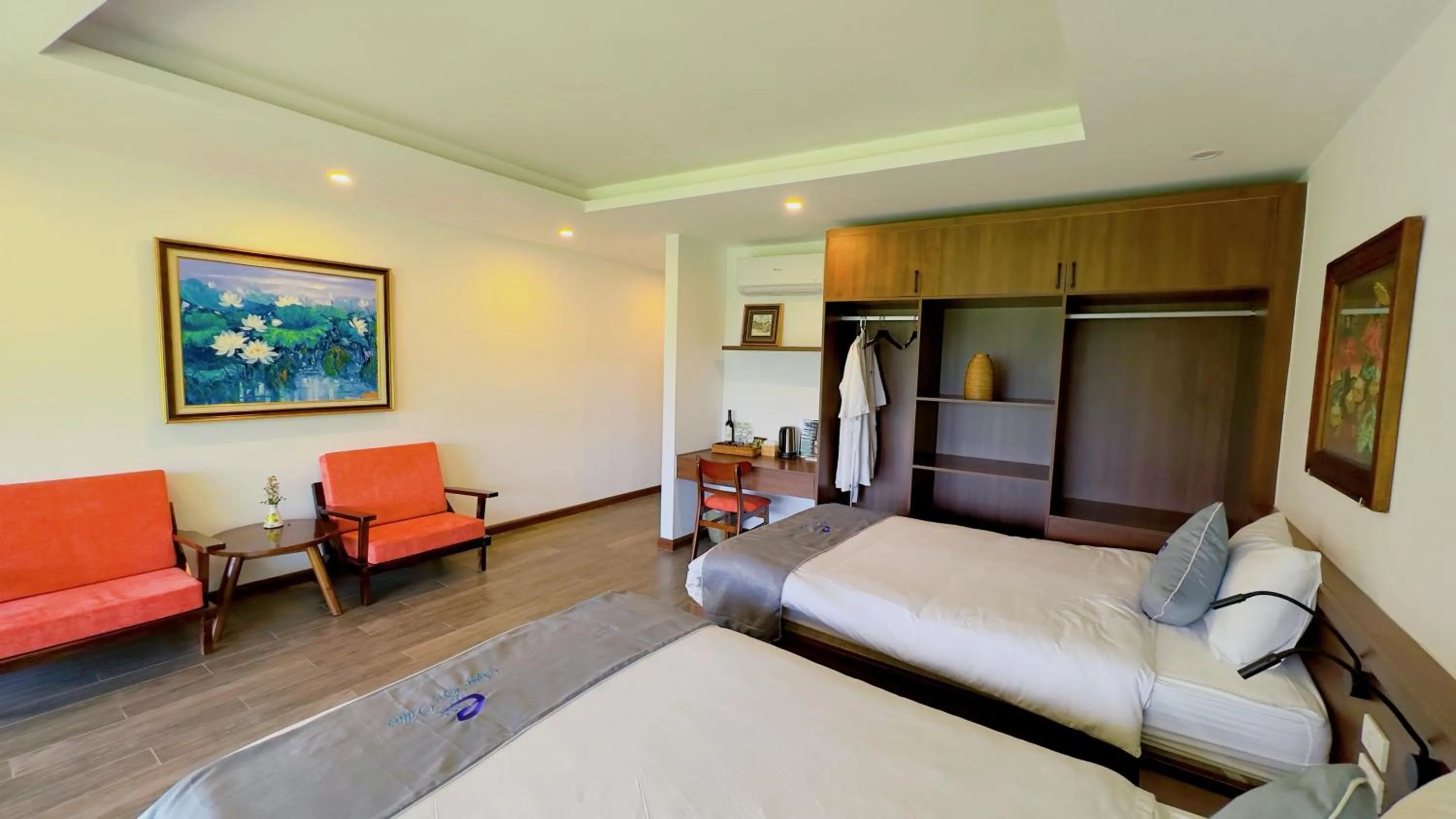 Bed in Sapa Eco Villas & Spa