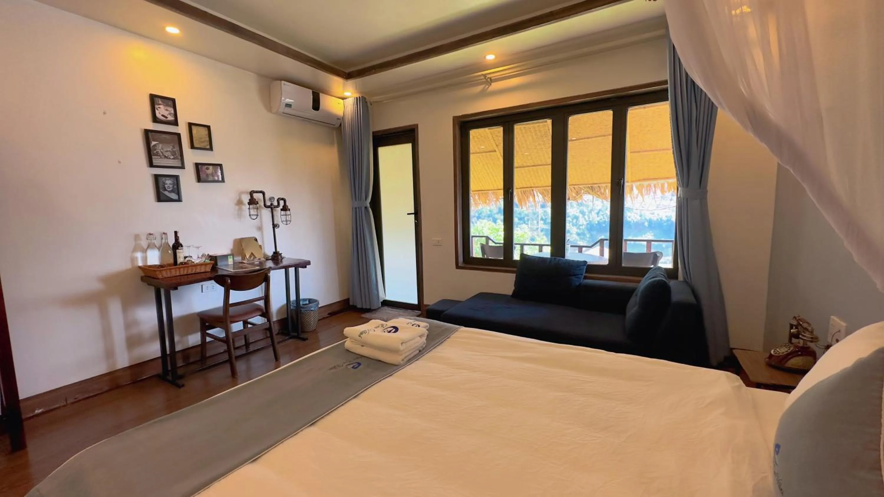 Bedroom, Bed in Sapa Eco Villas & Spa