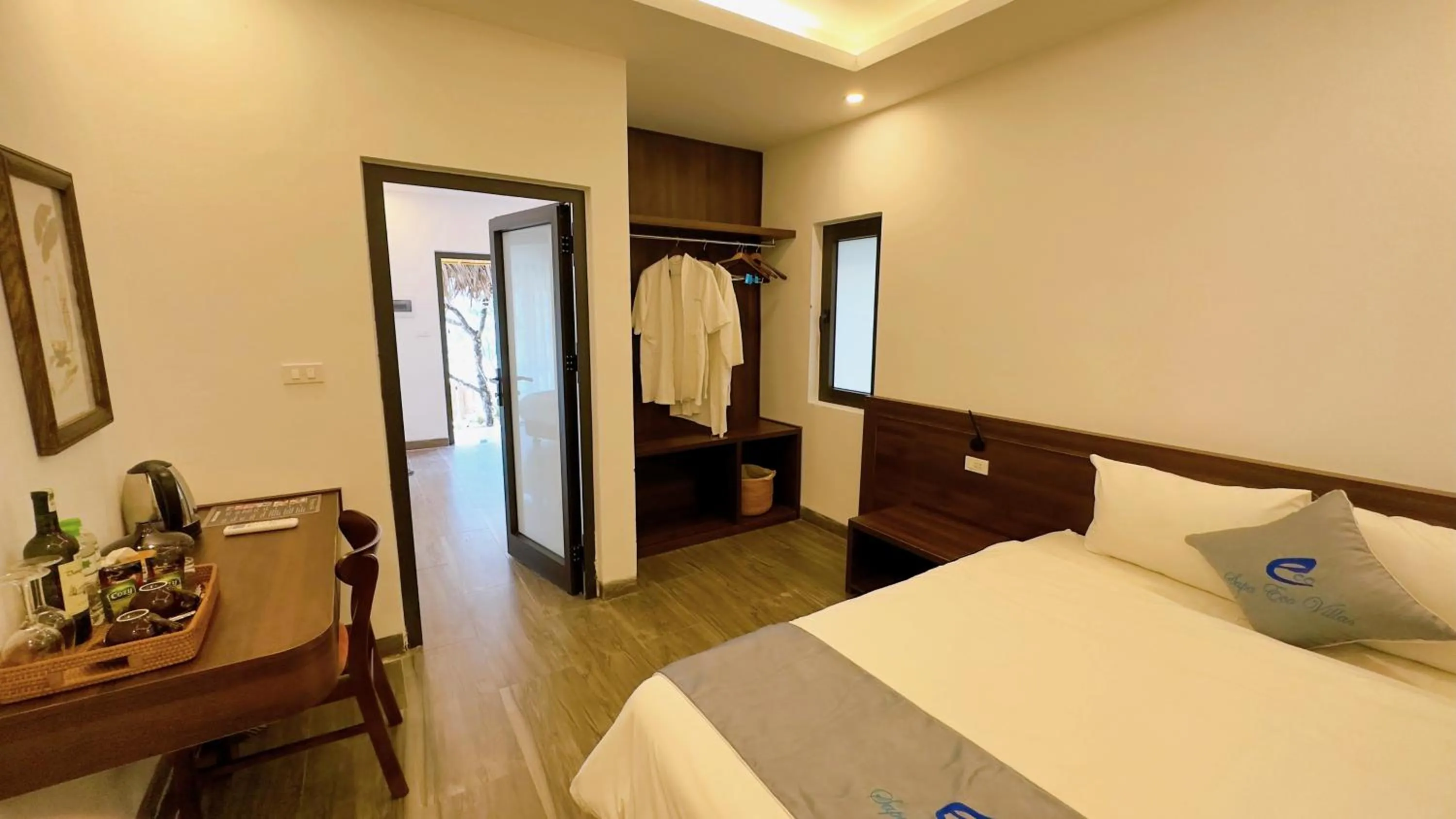 Bed in Sapa Eco Villas & Spa