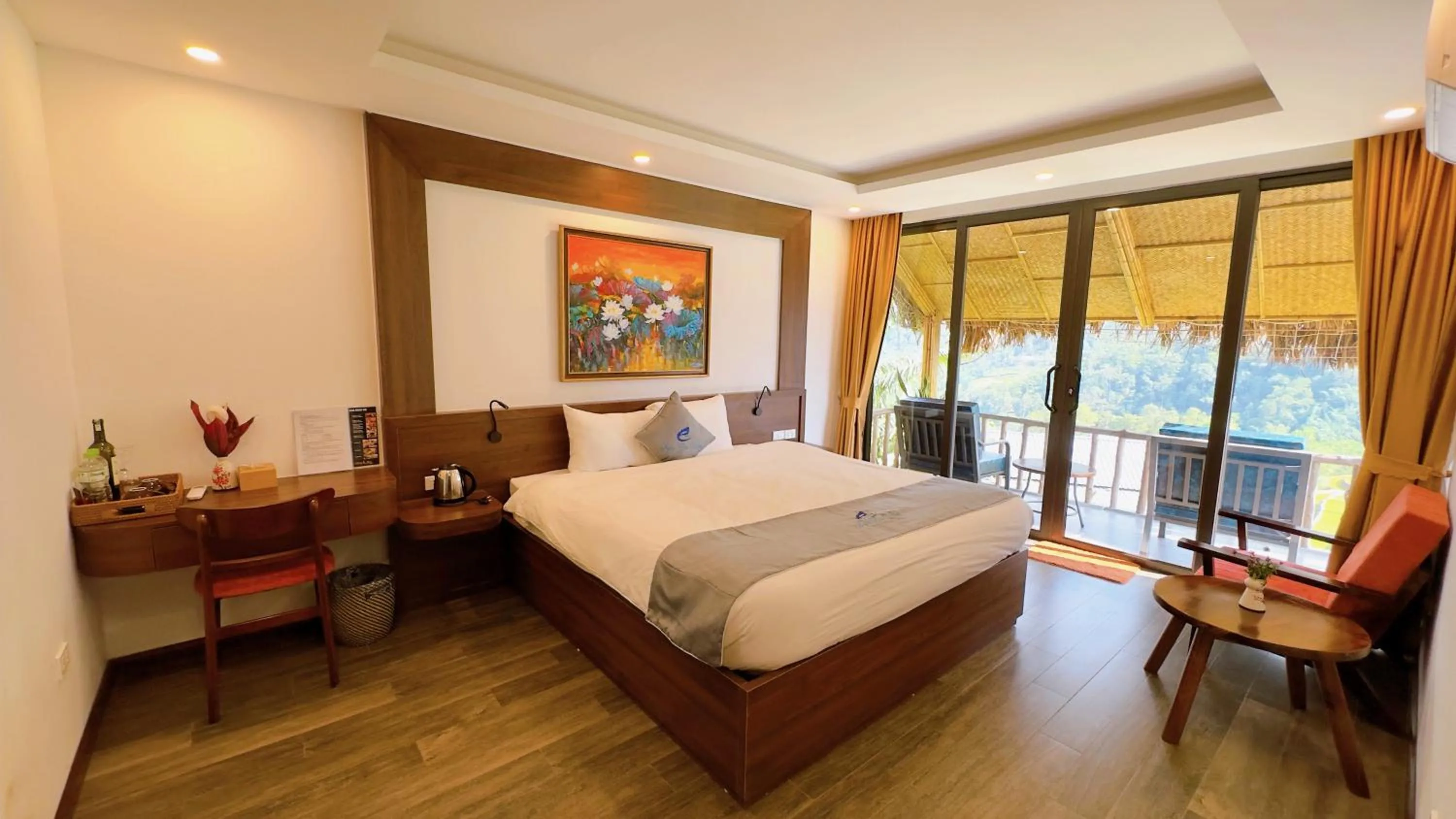 Bedroom, Bed in Sapa Eco Villas & Spa