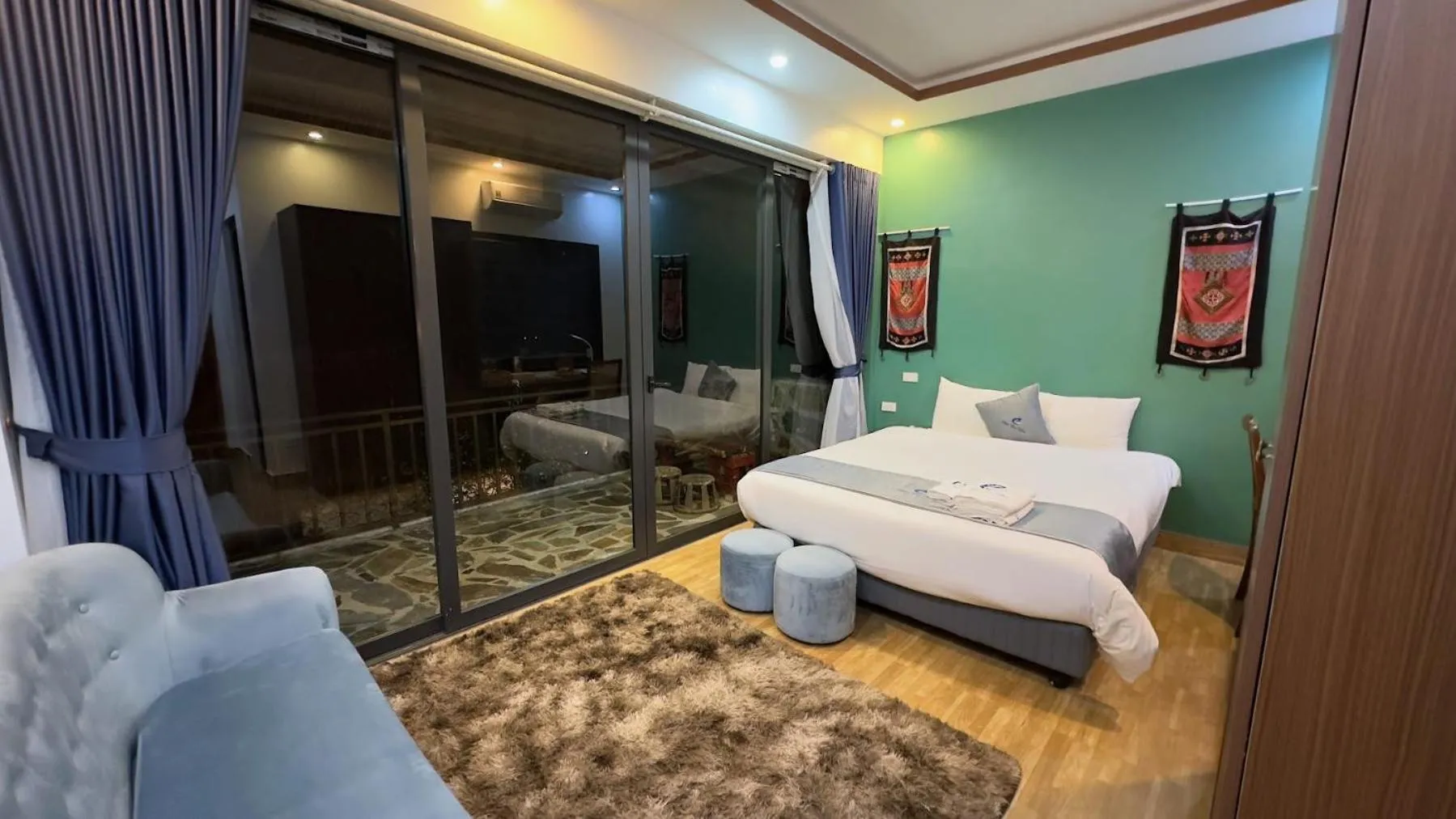 Bedroom, Bed in Sapa Eco Villas & Spa