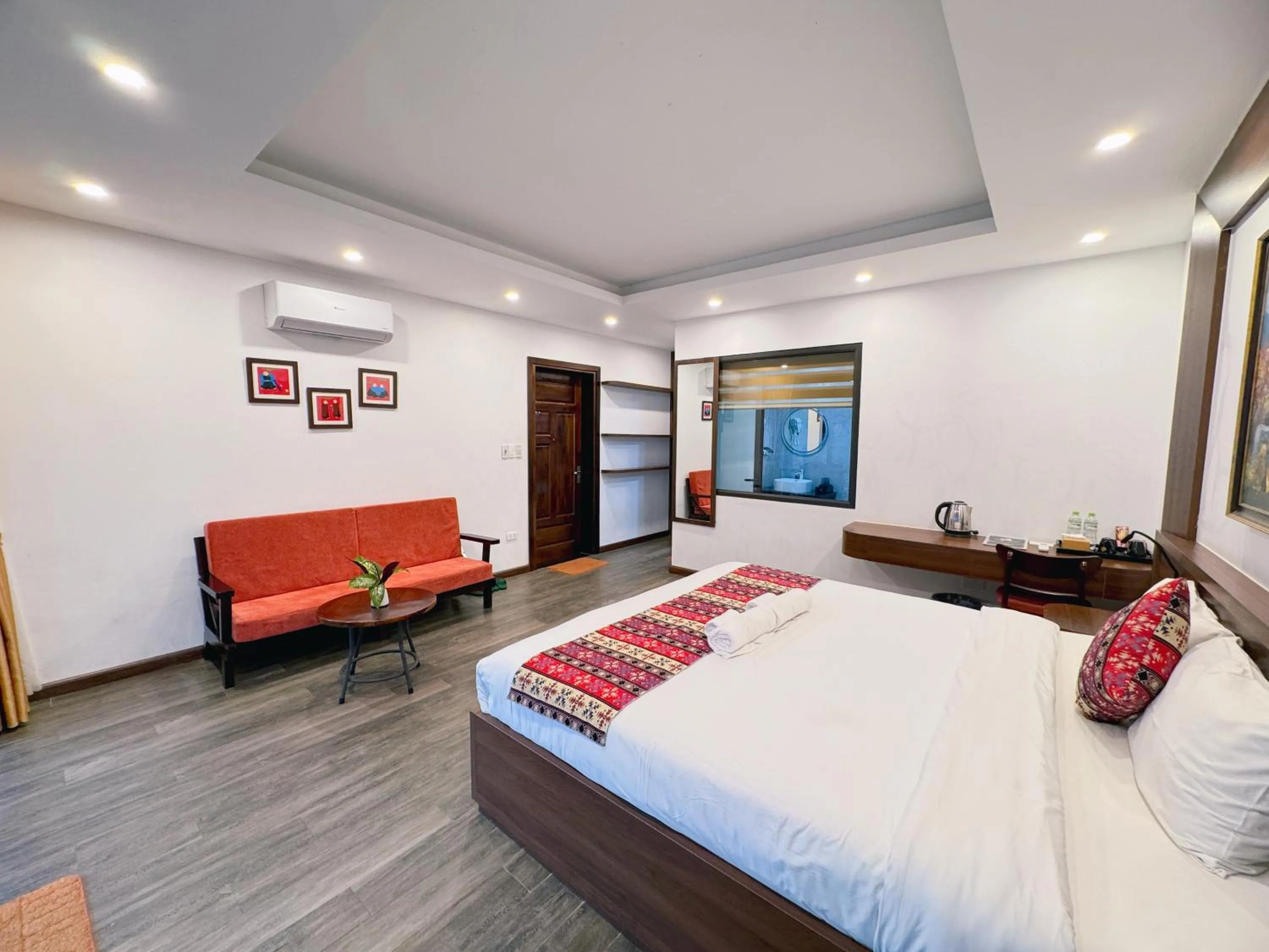 Bed in Sapa Eco Villas & Spa