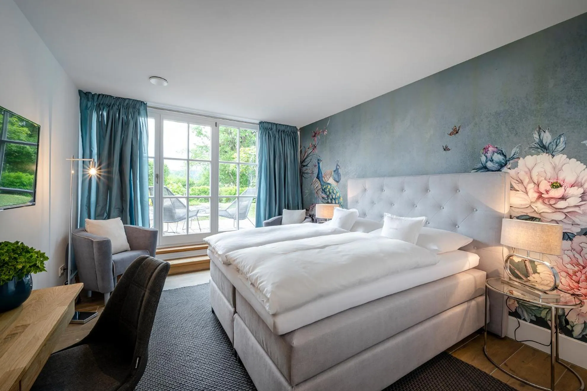 Photo of the whole room, Bed in Boutique Hotel Relais Chalet Wilhelmy