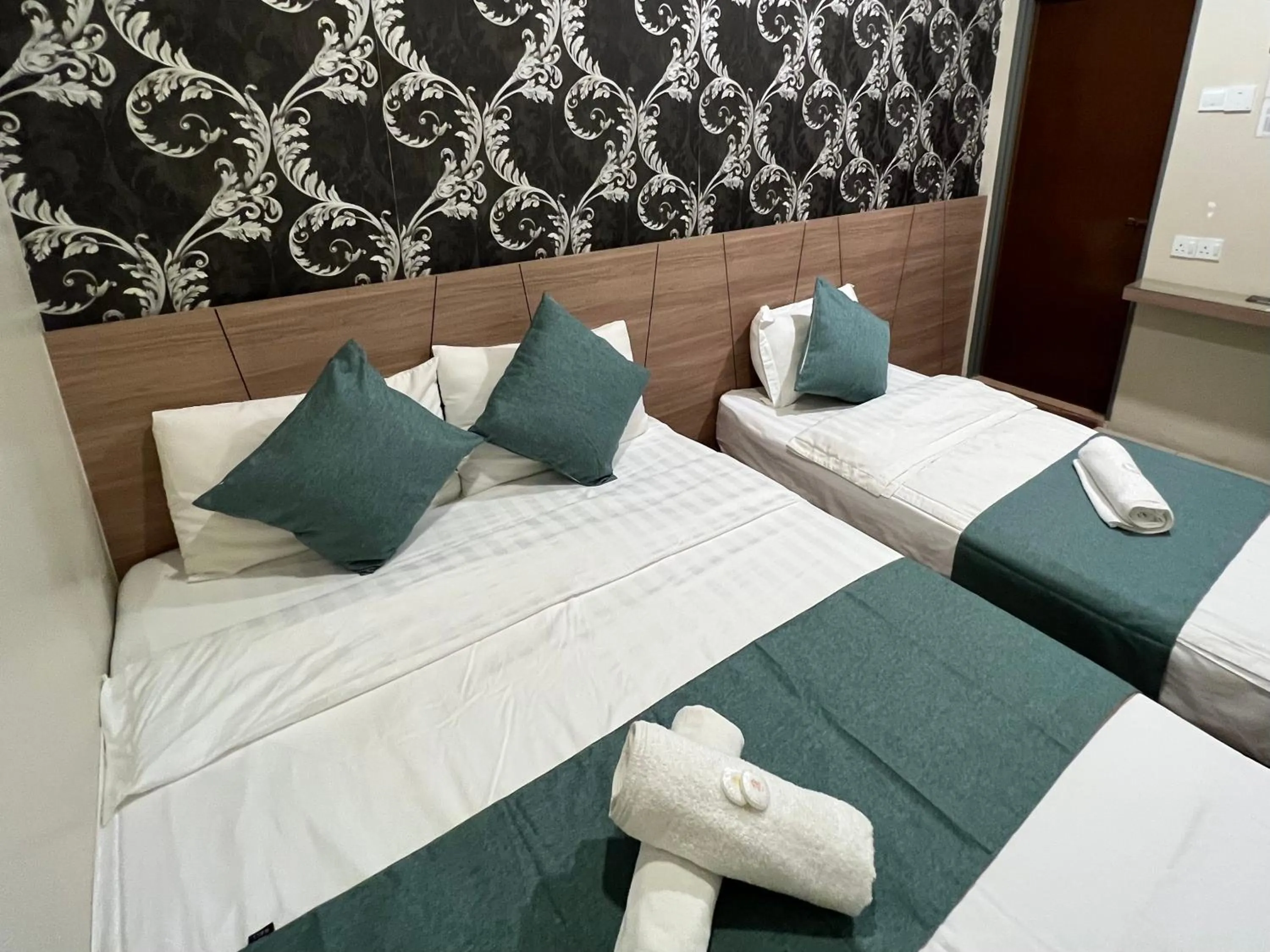 Bed in KUANTAN BESERAH BUDGET HOTEL